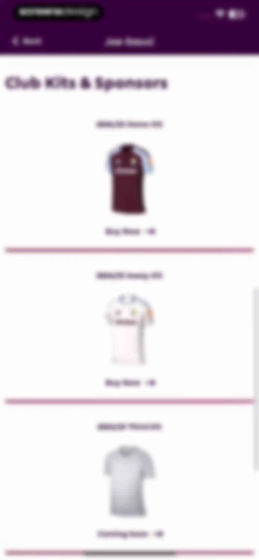 Premier League - Scores, News screen 24