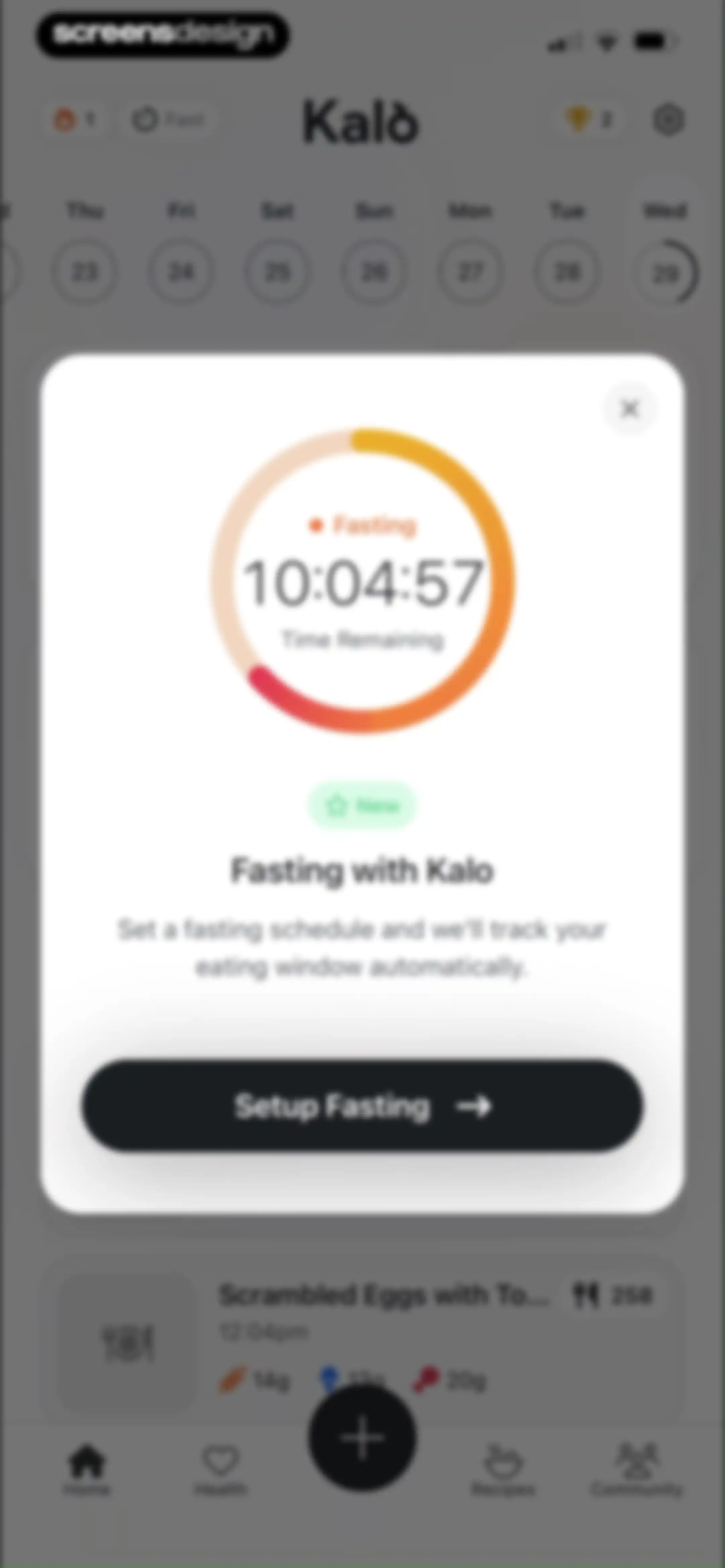 Kalo - AI Calorie Tracking screen 102