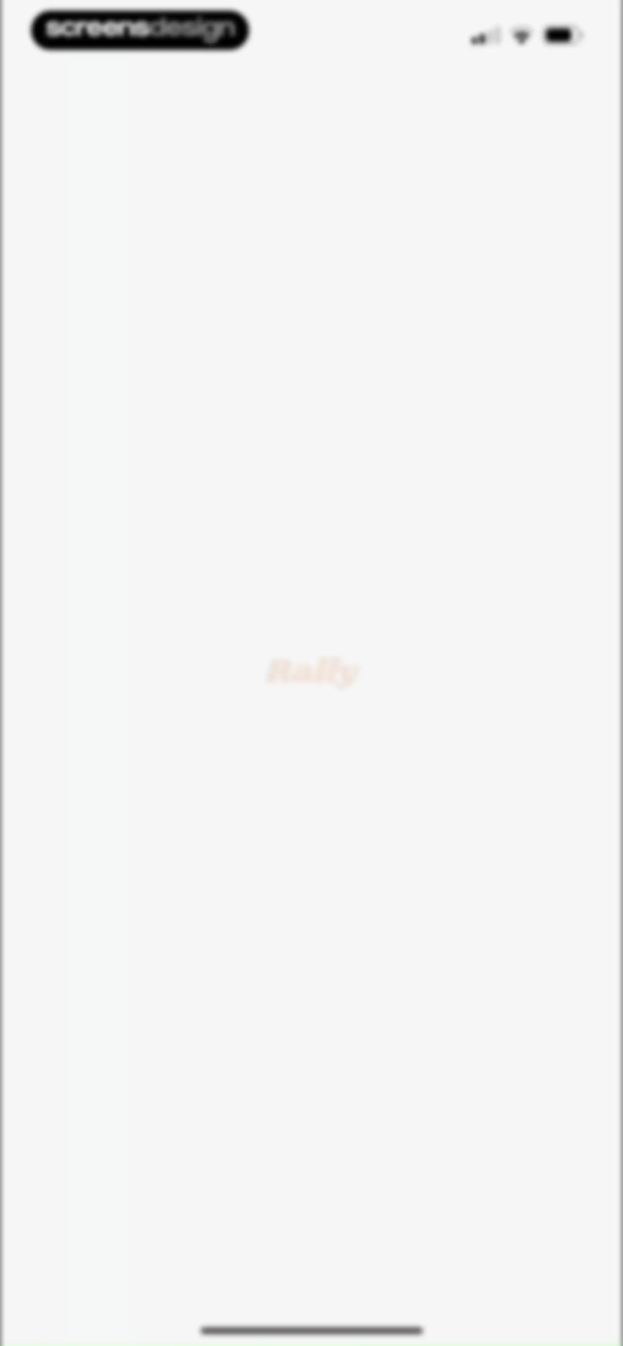 Rally: Voice Notes on Race Day screen 1
