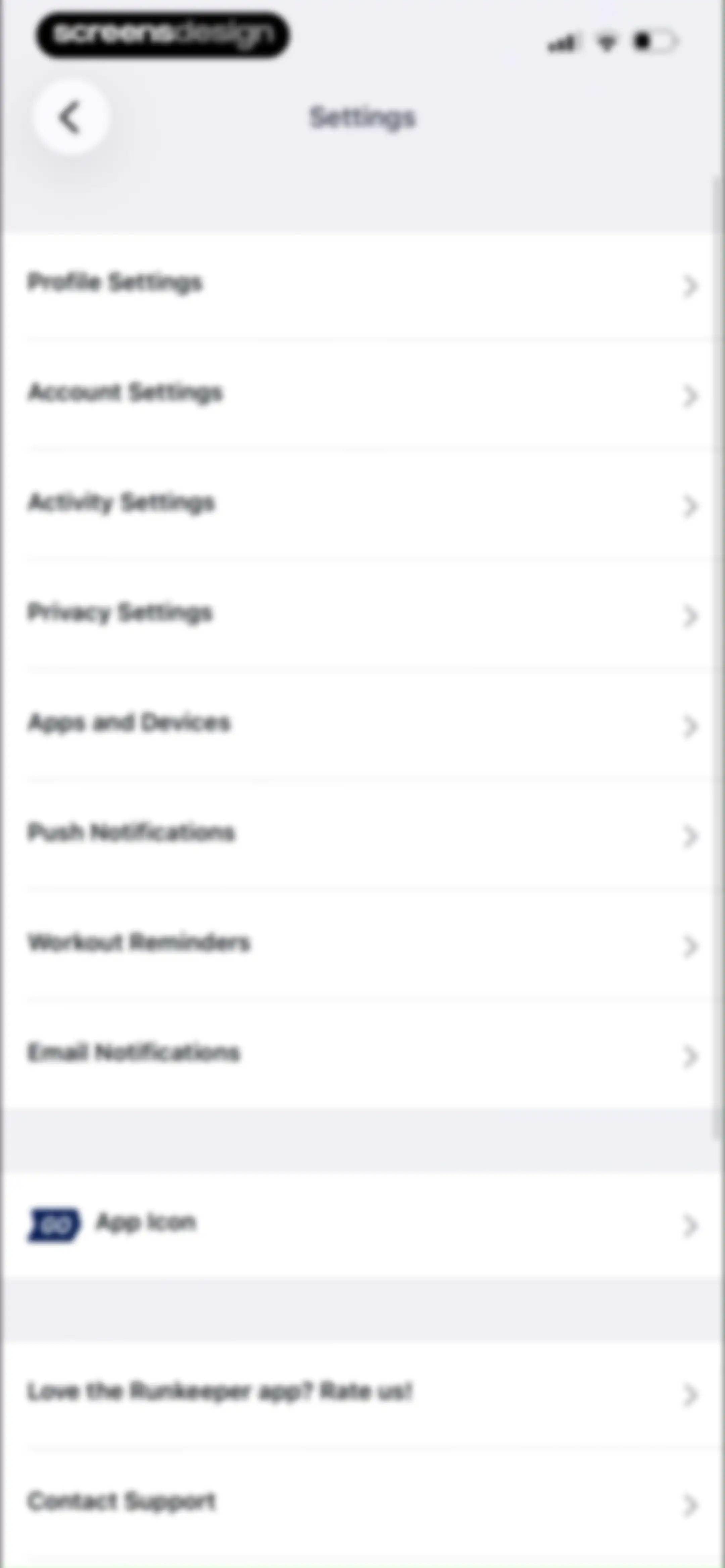 ASICS Runkeeper—Run Tracker screen 229