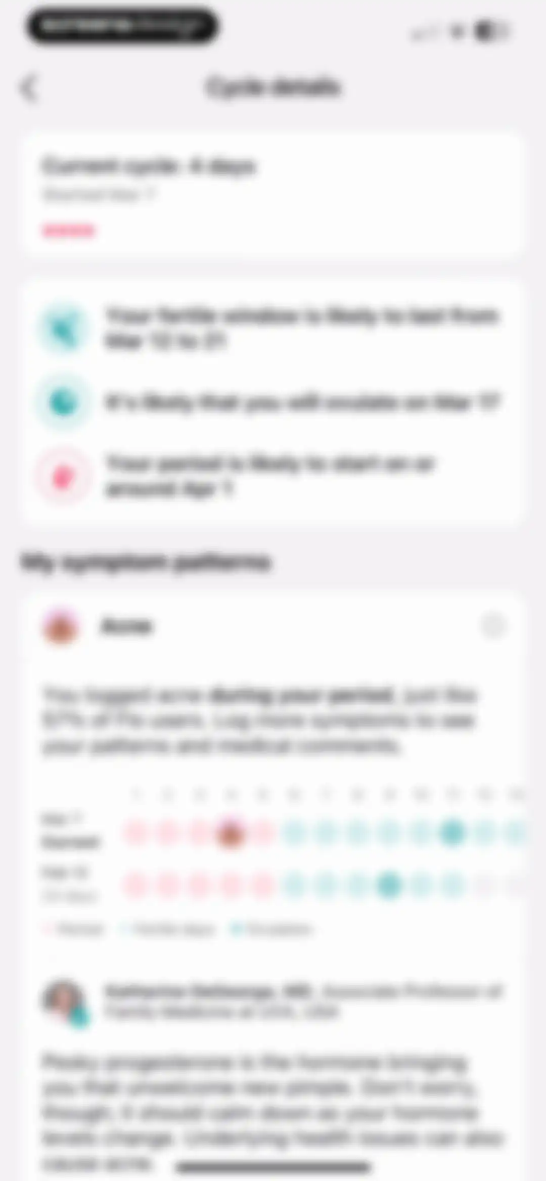 Flo Cycle & Period Tracker screen 114