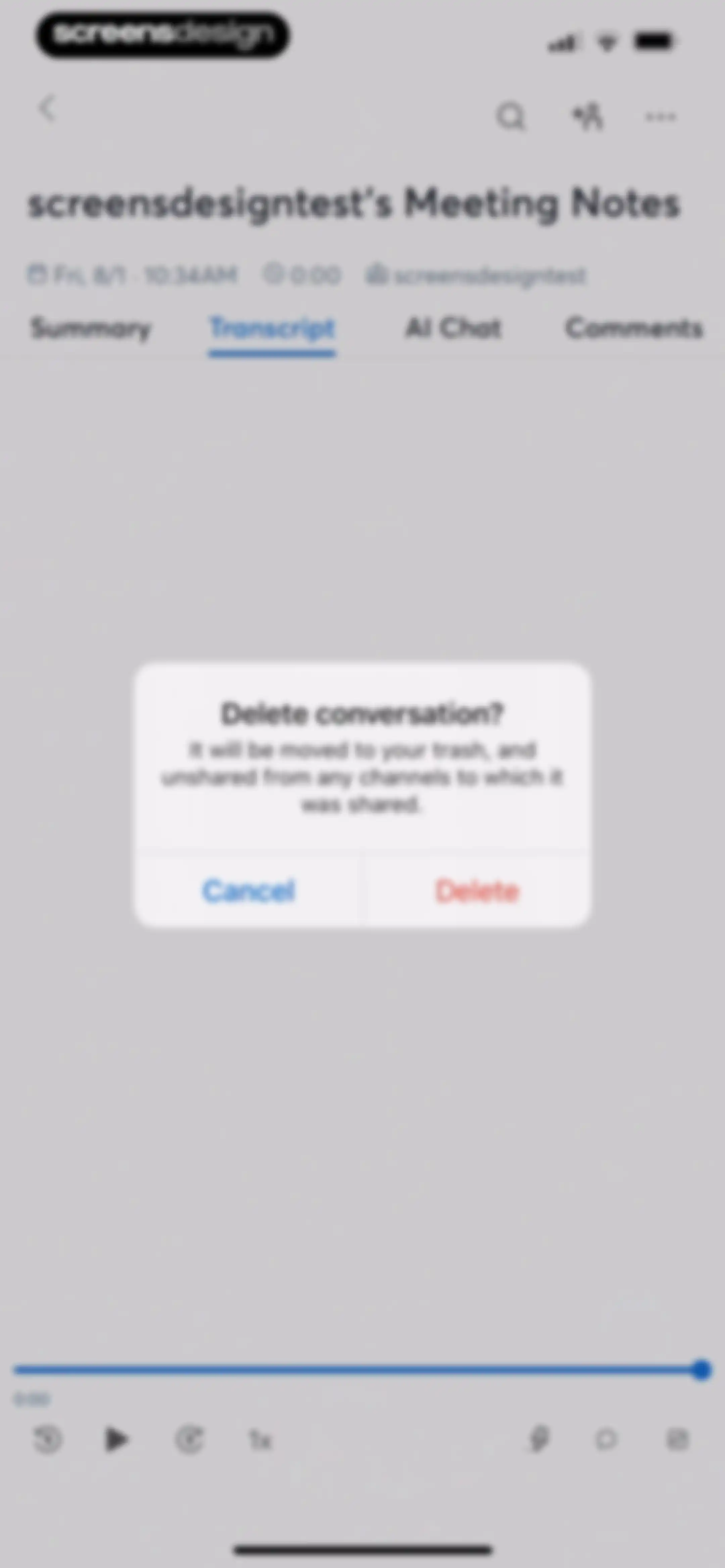 Otter Transcribe Voice Notes screen 43