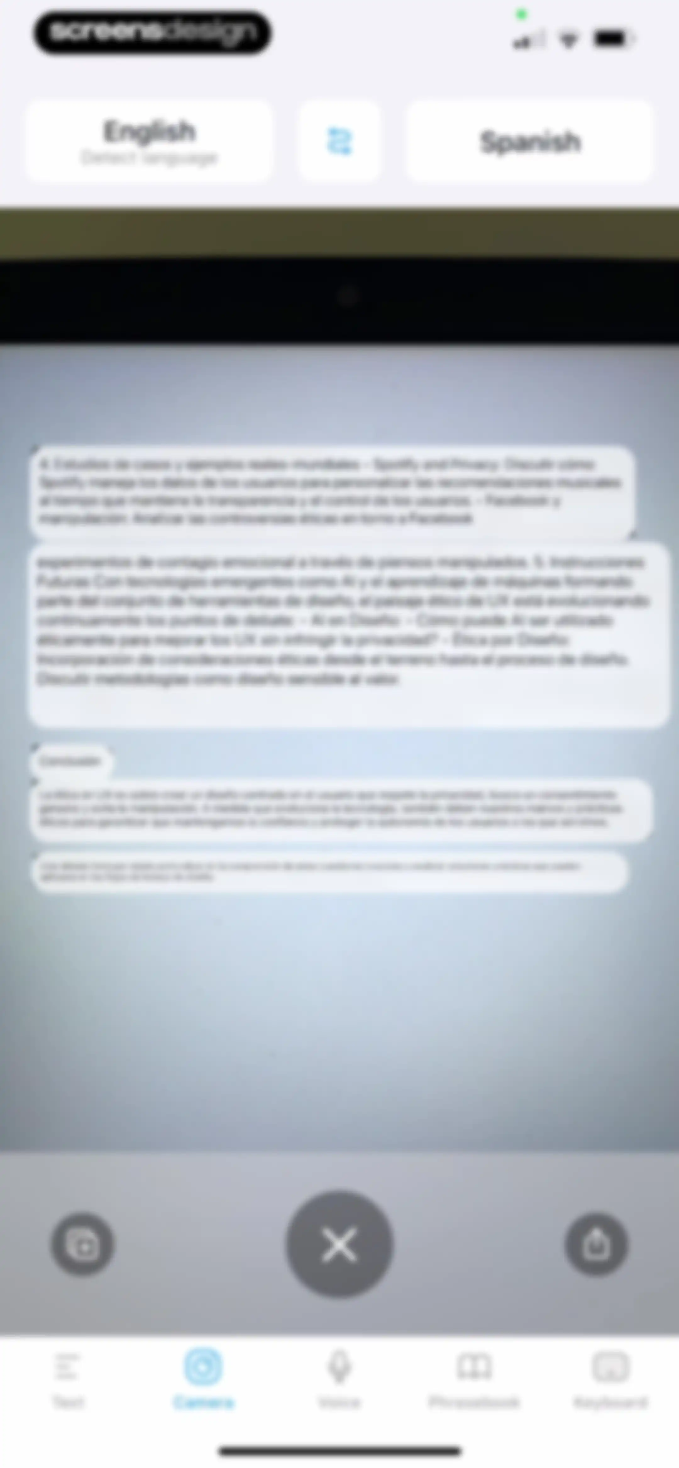 iTranslate Translator screen 50