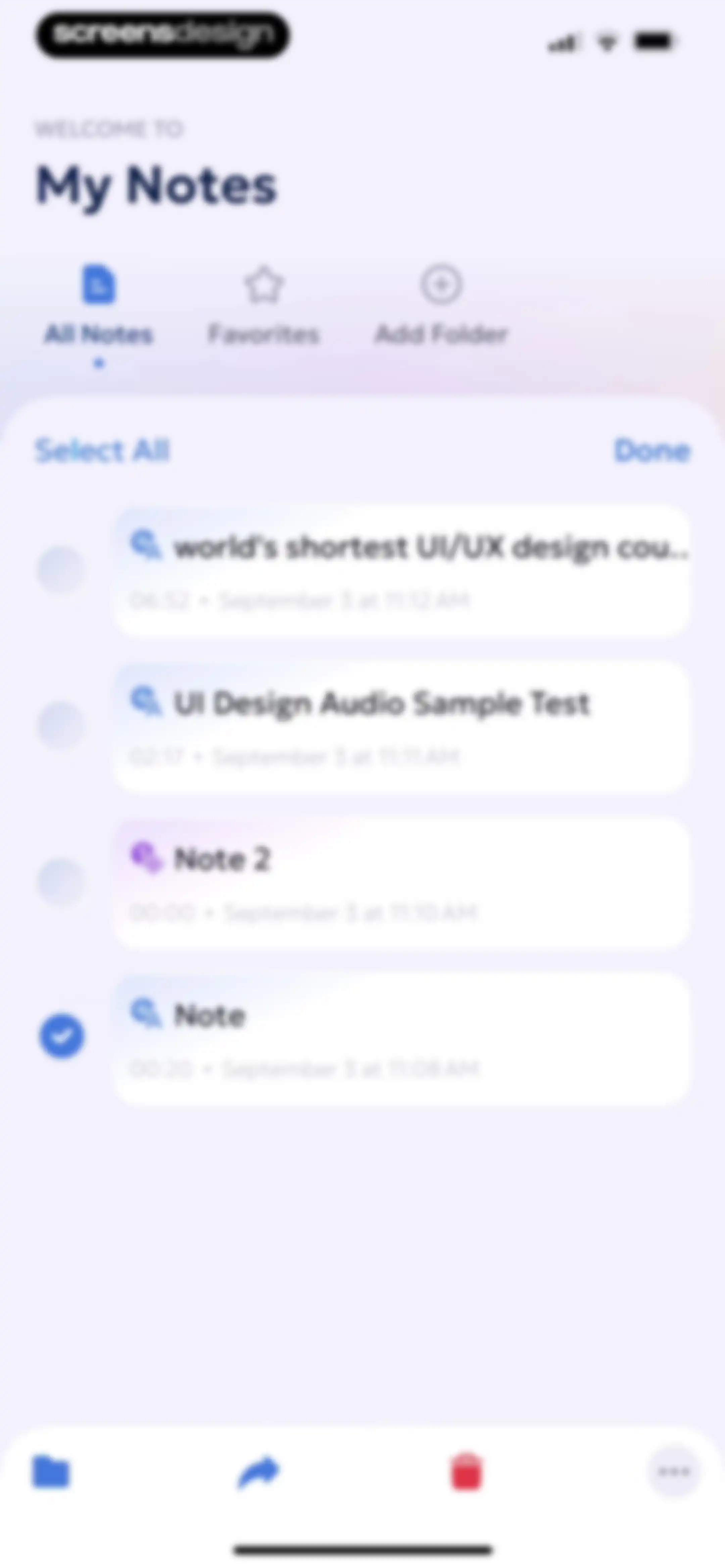 AI Summary - Meeting Notes screen 63
