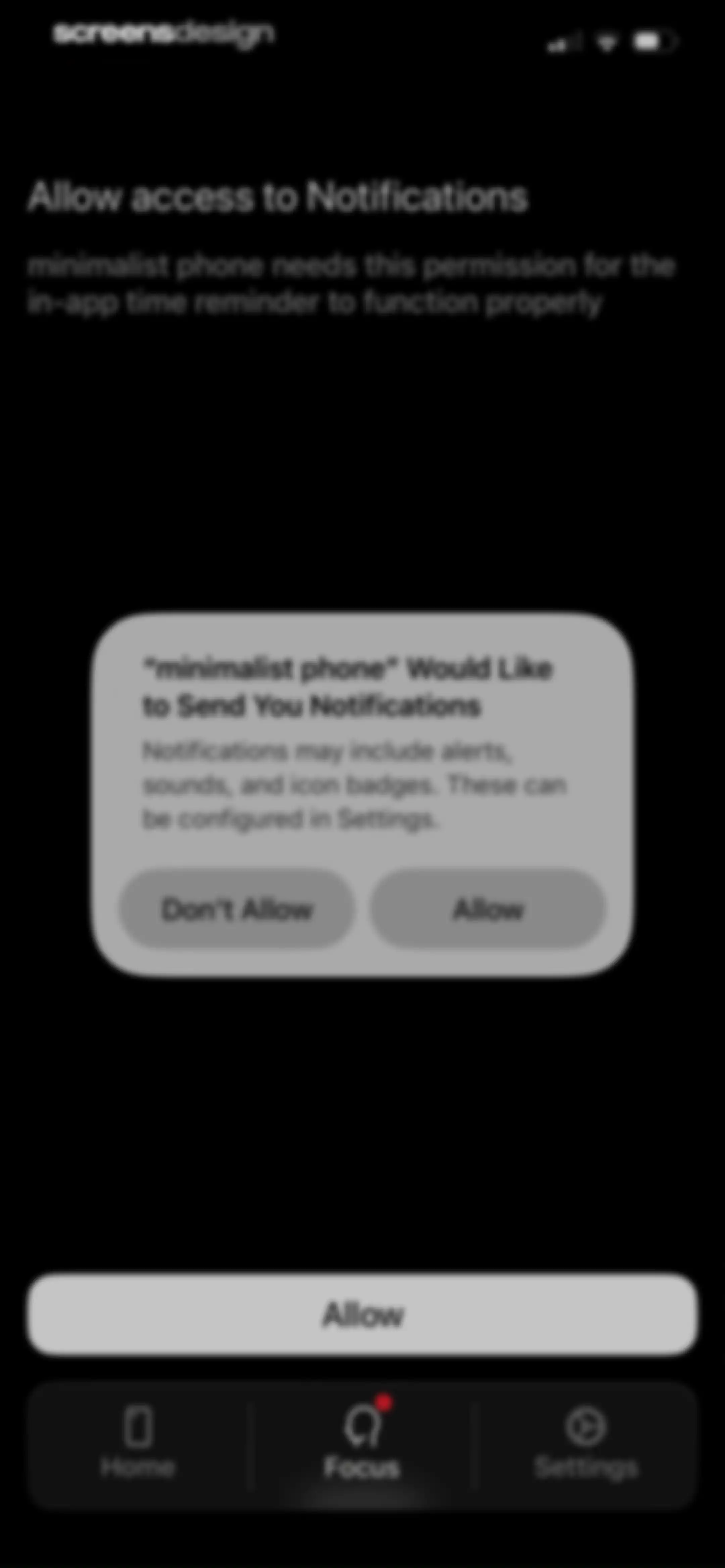 minimalist phone ® Block Apps screen 26