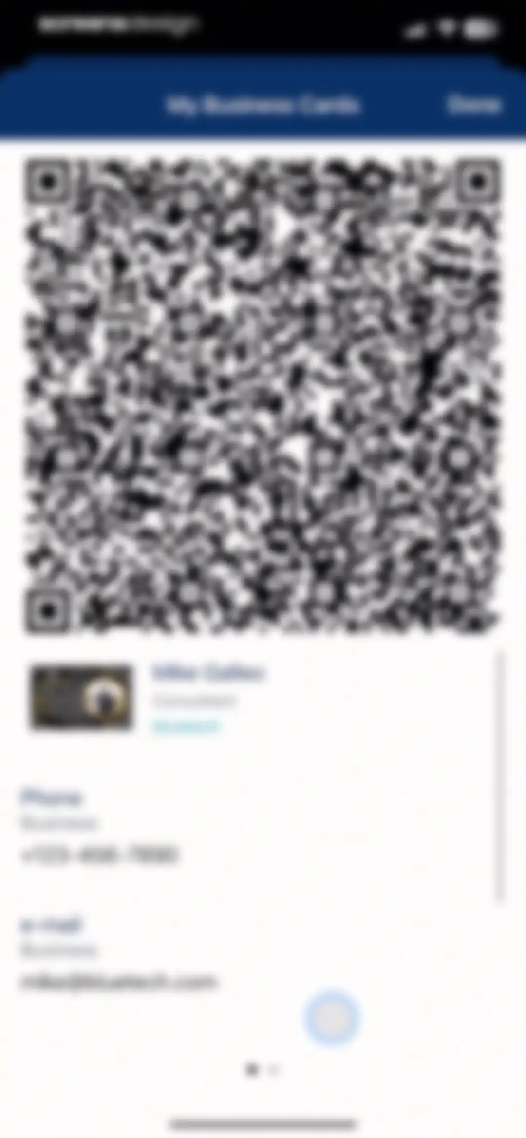 Business Card Reader screen 33