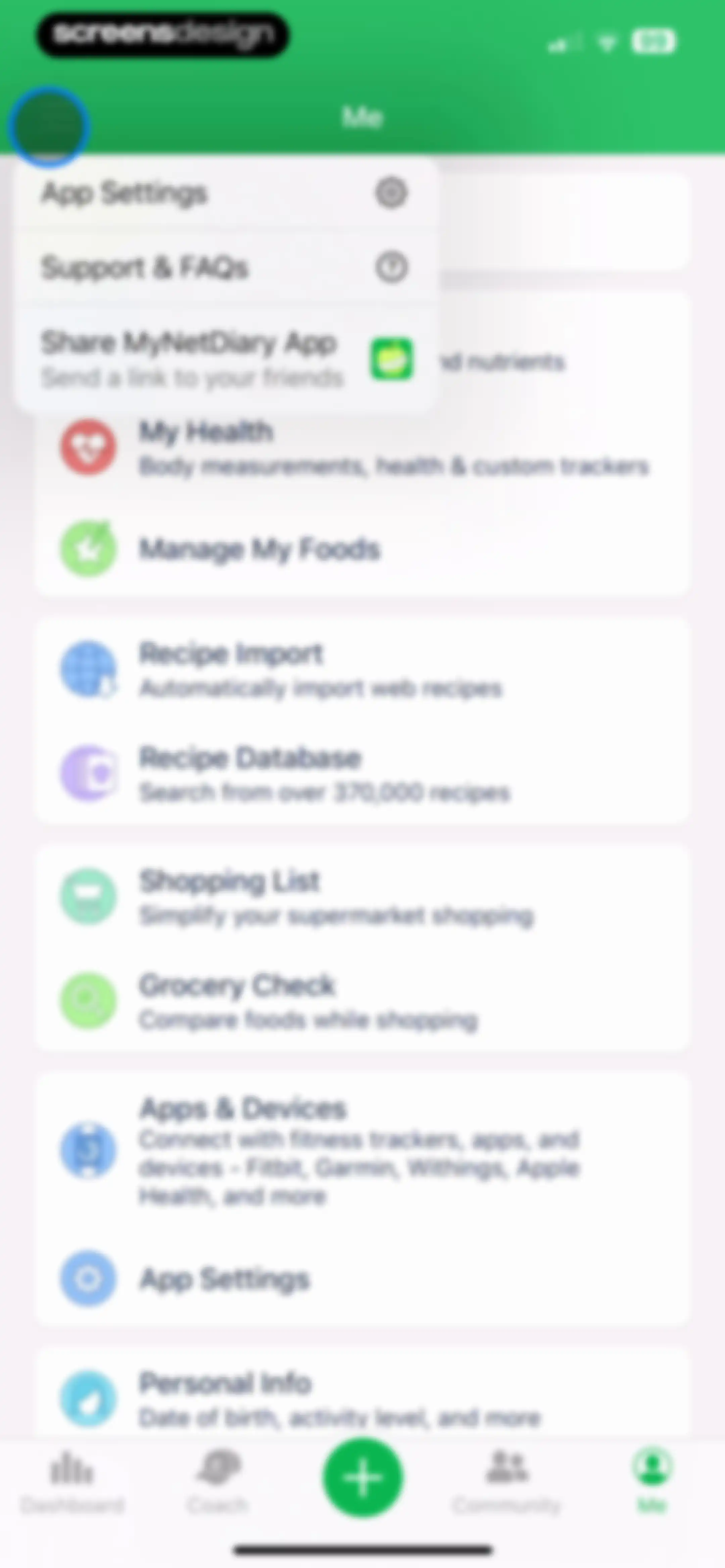 Calorie Counter - MyNetDiary screen 316