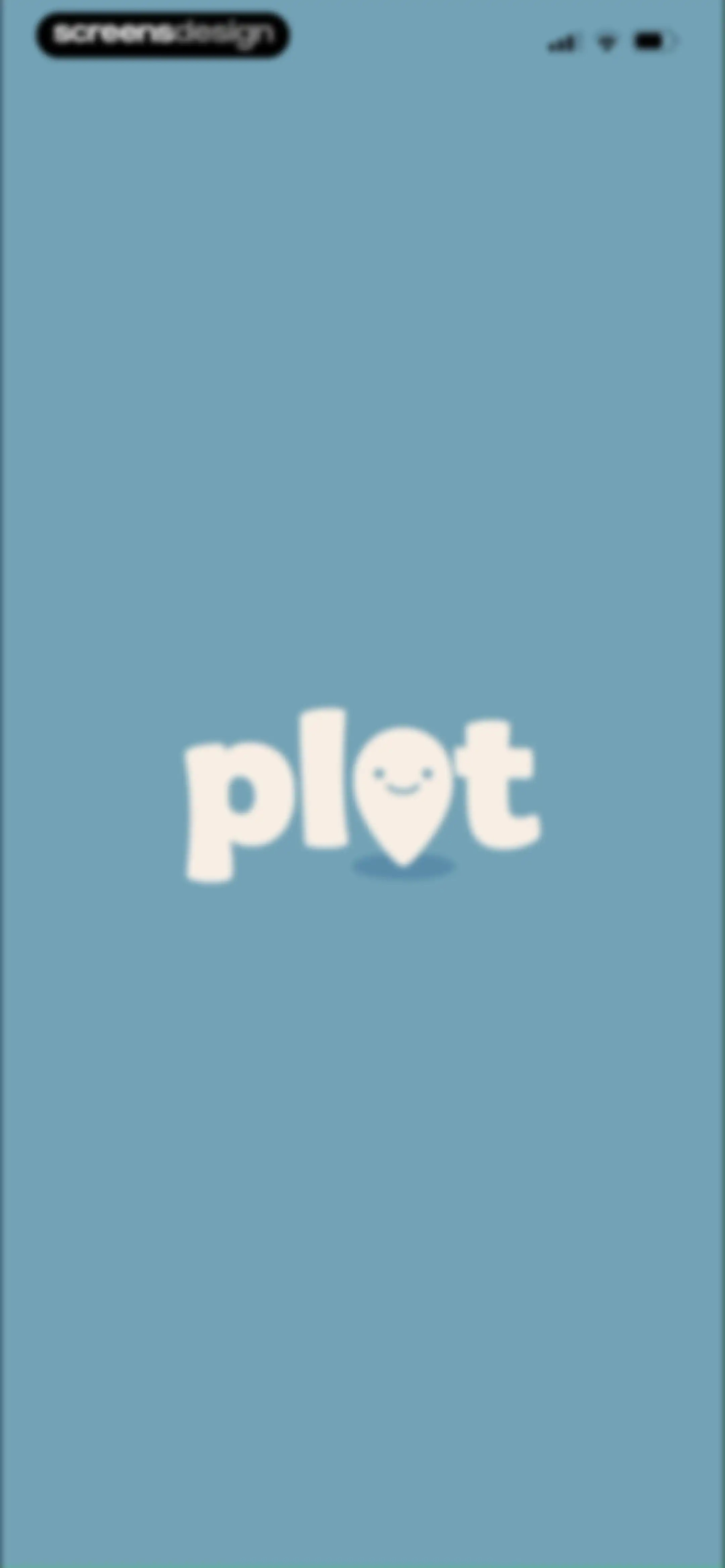 Plotline: Travel Map & Planner screen 1