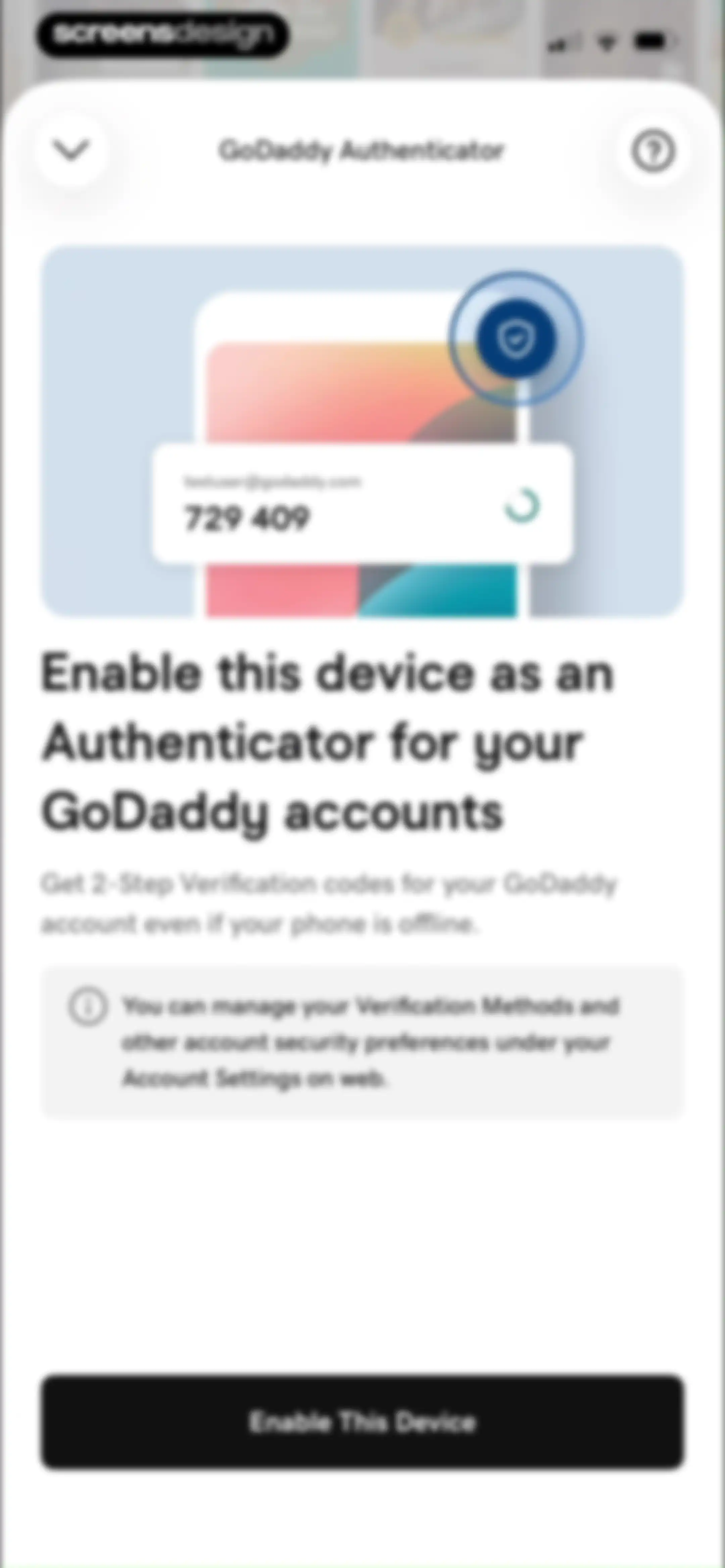 GoDaddy: Websites & Marketing screen 111