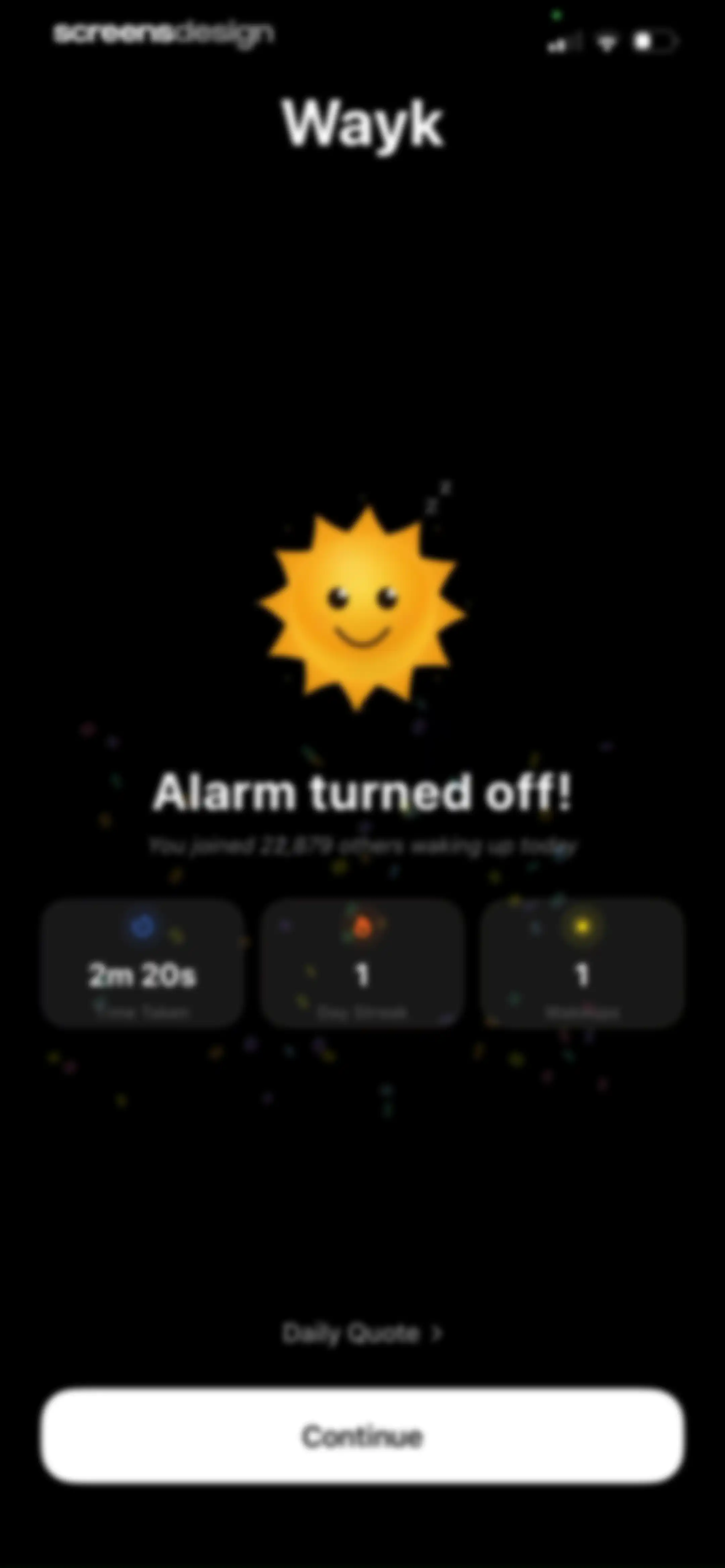 Wayk: Alarm Clock to Wake Up screen 74