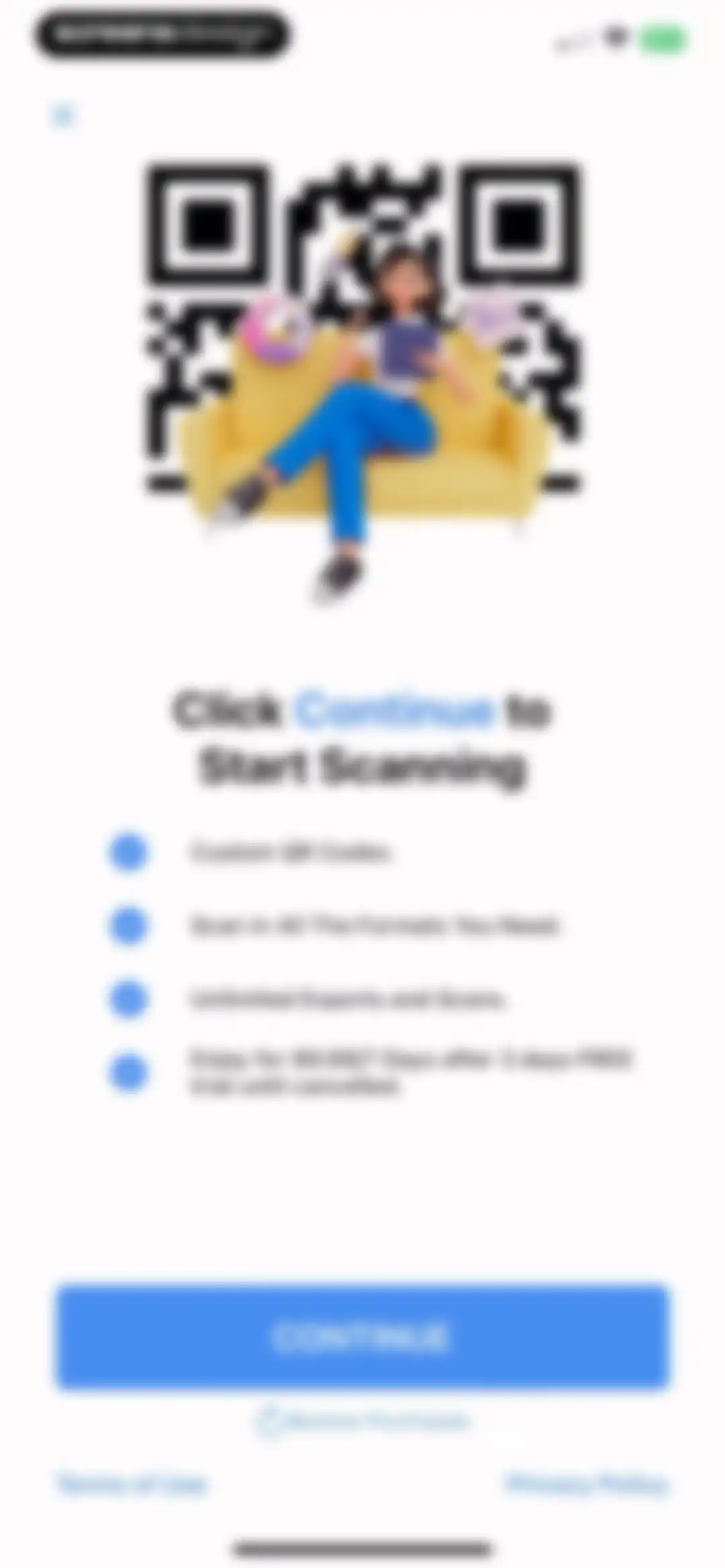 QR Reader and Barcode Scanner screen 4