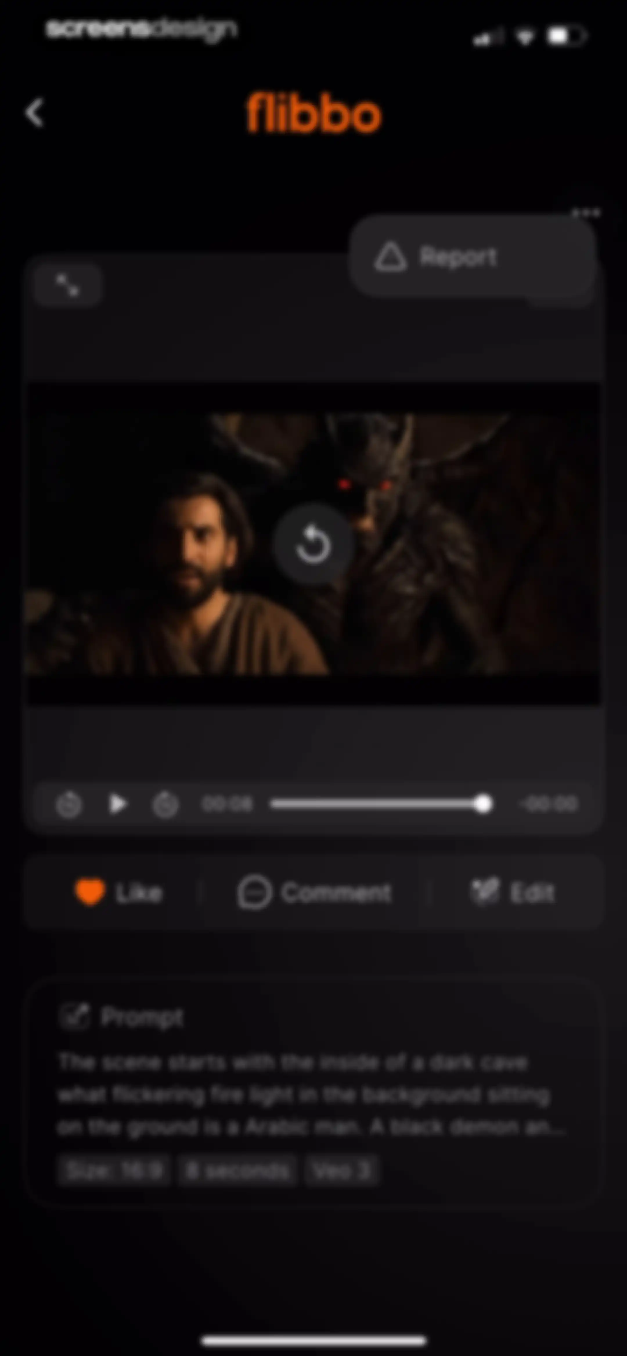 Flibbo - AI Video Image Music screen 102