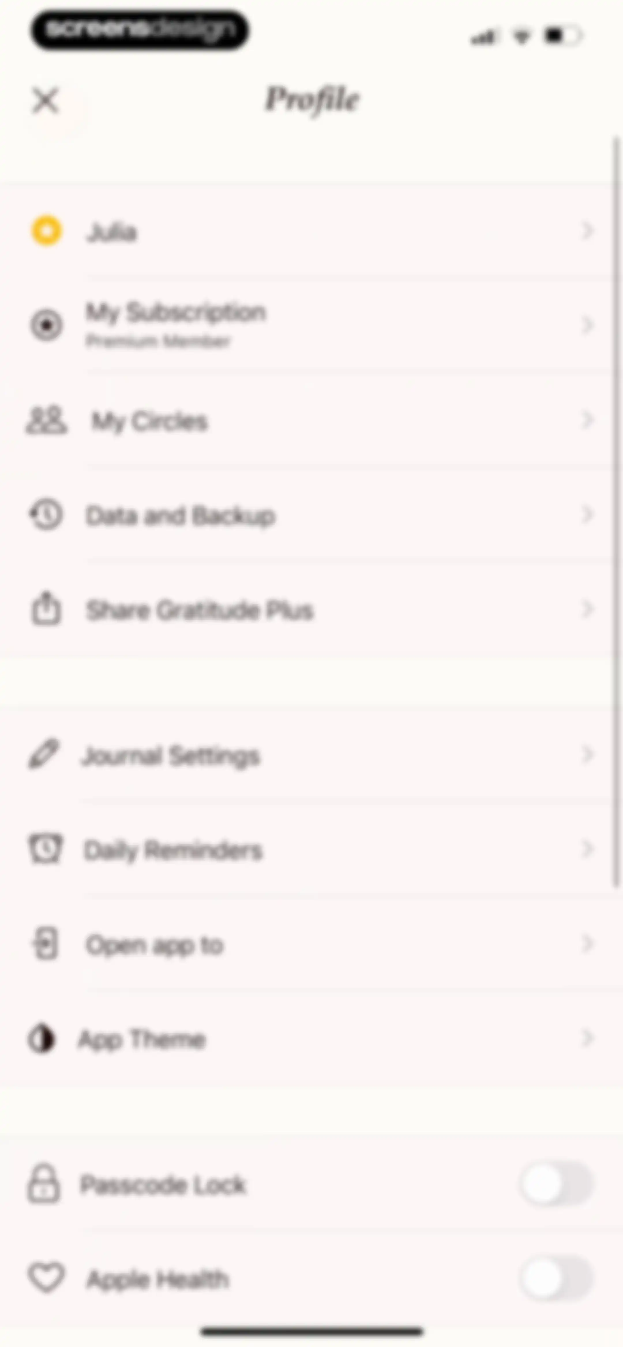 Gratitude Plus – Journal screen 177