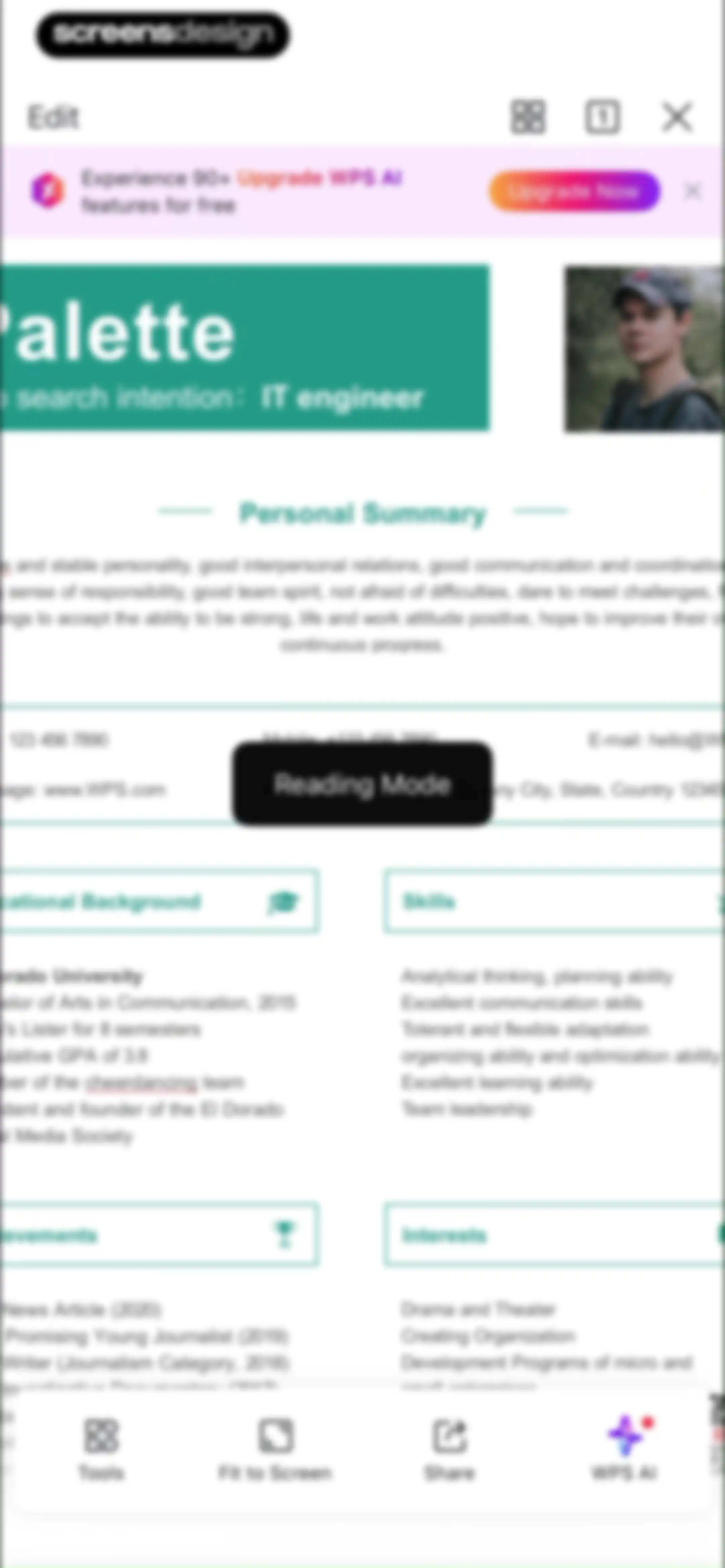 WPS Office-AI Doc, PDF, Sheet screen 26