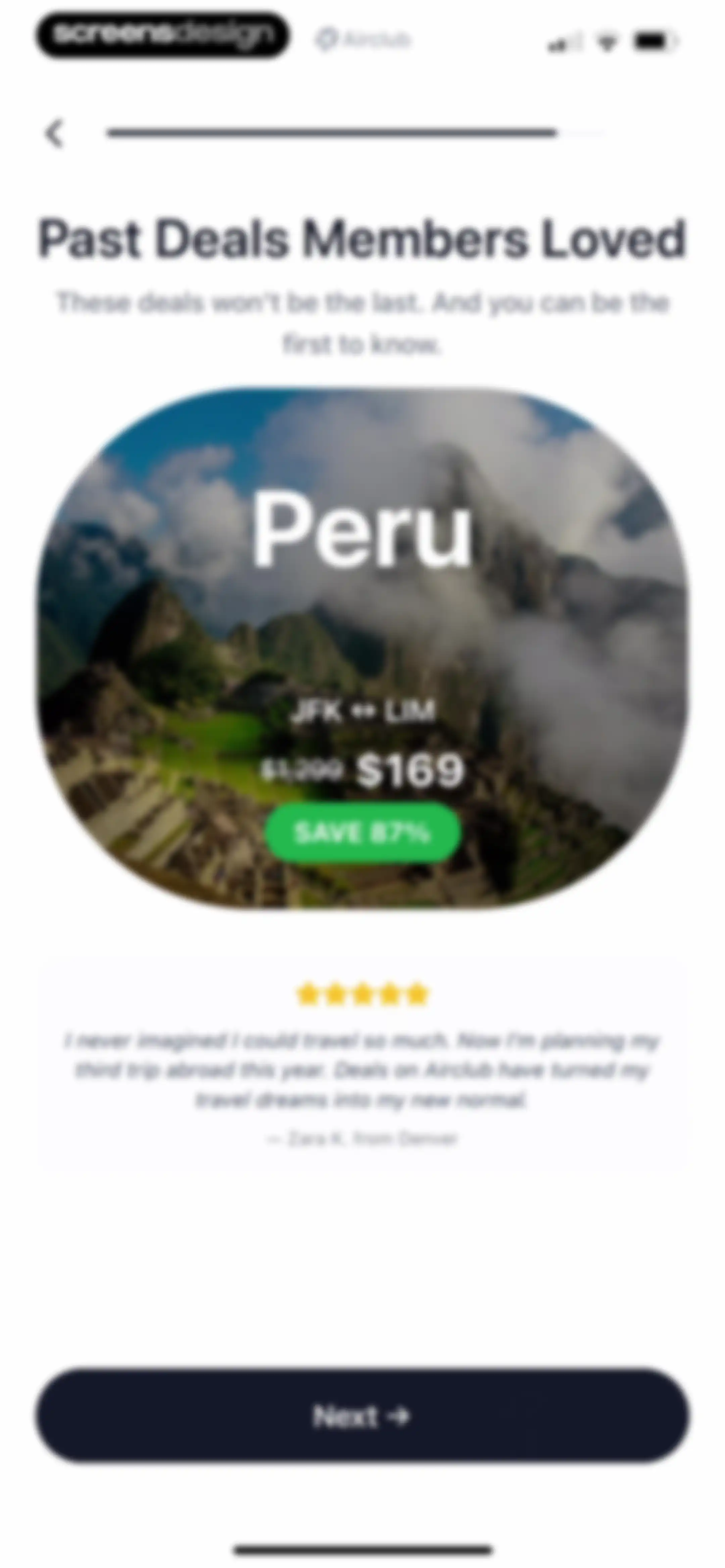 Airclub - Flight Deals screen 45