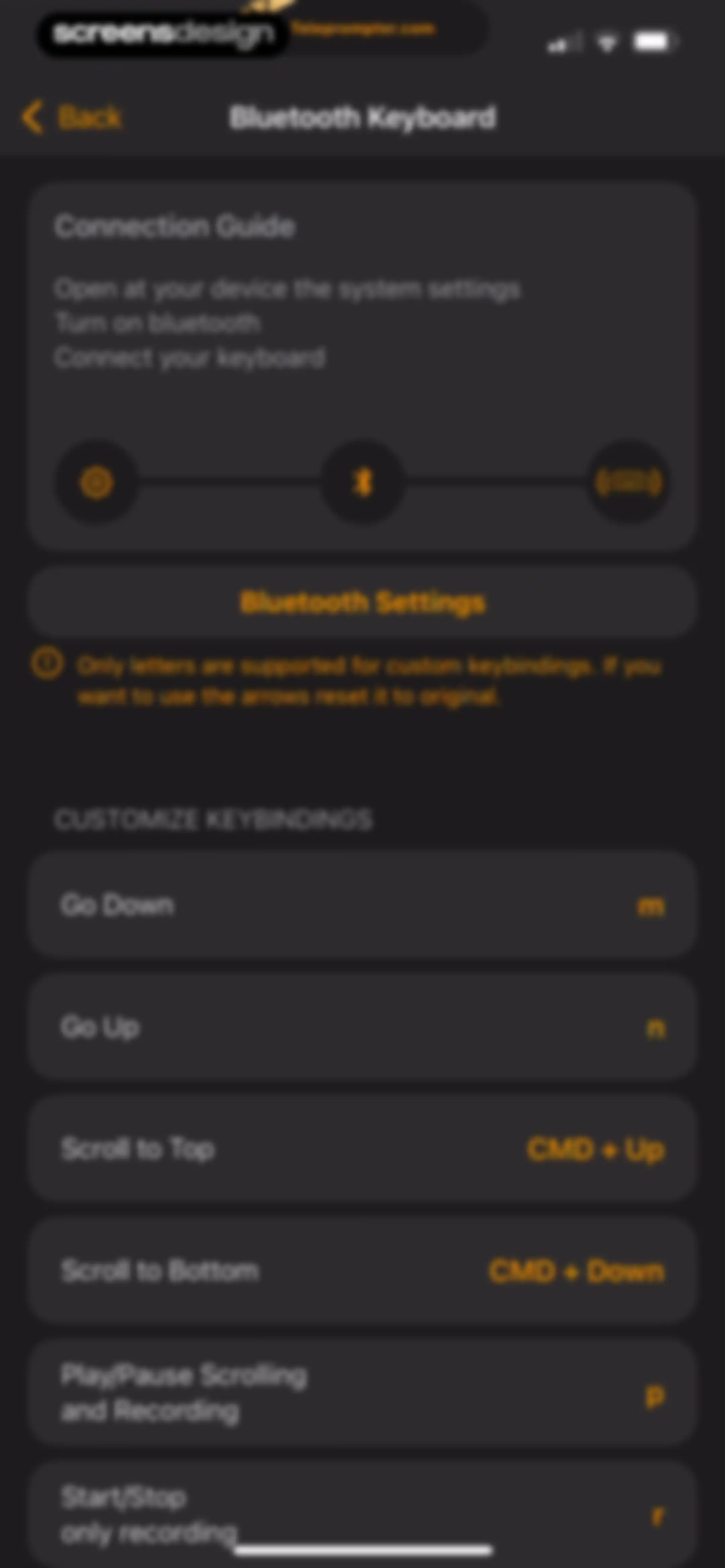 Teleprompter.com screen 145