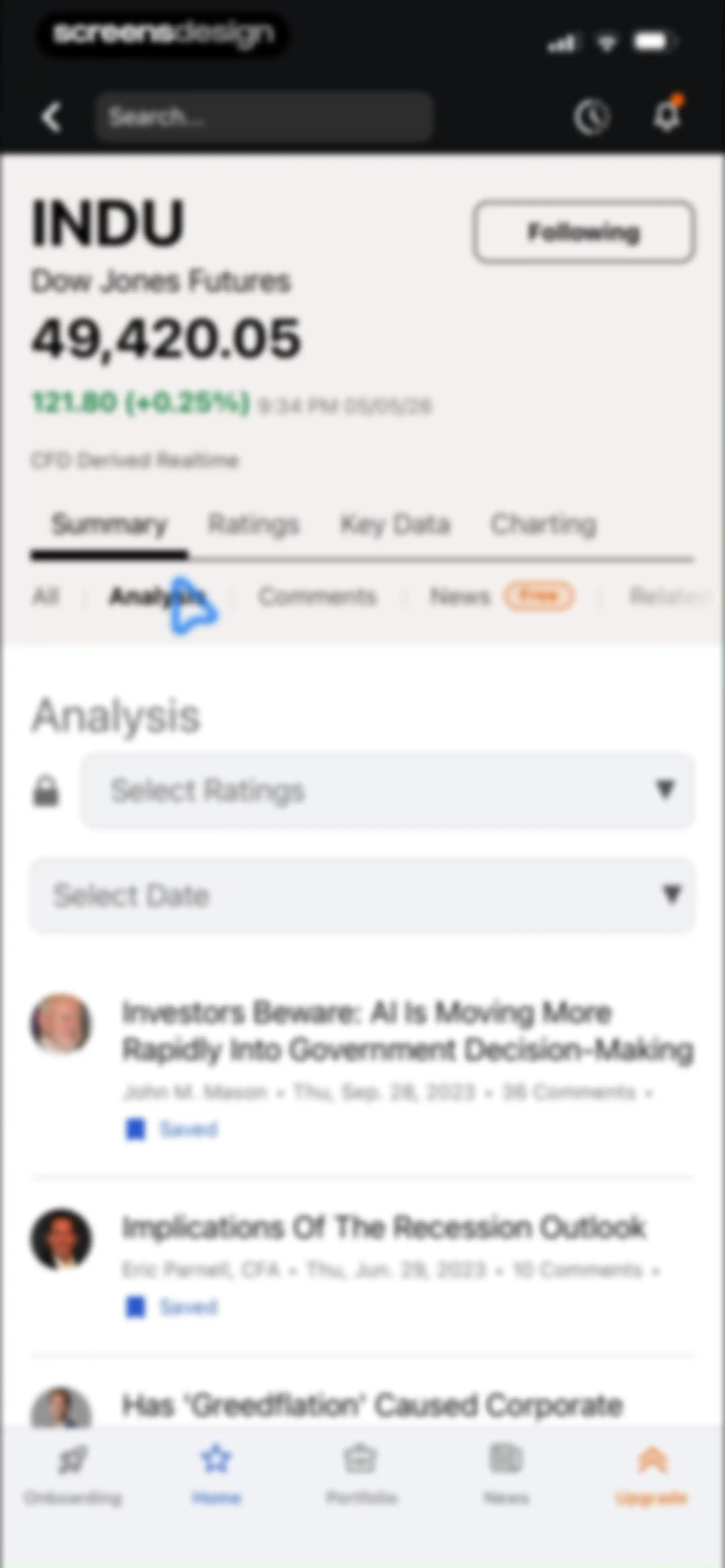 Seeking Alpha: News & Analysis screen 41