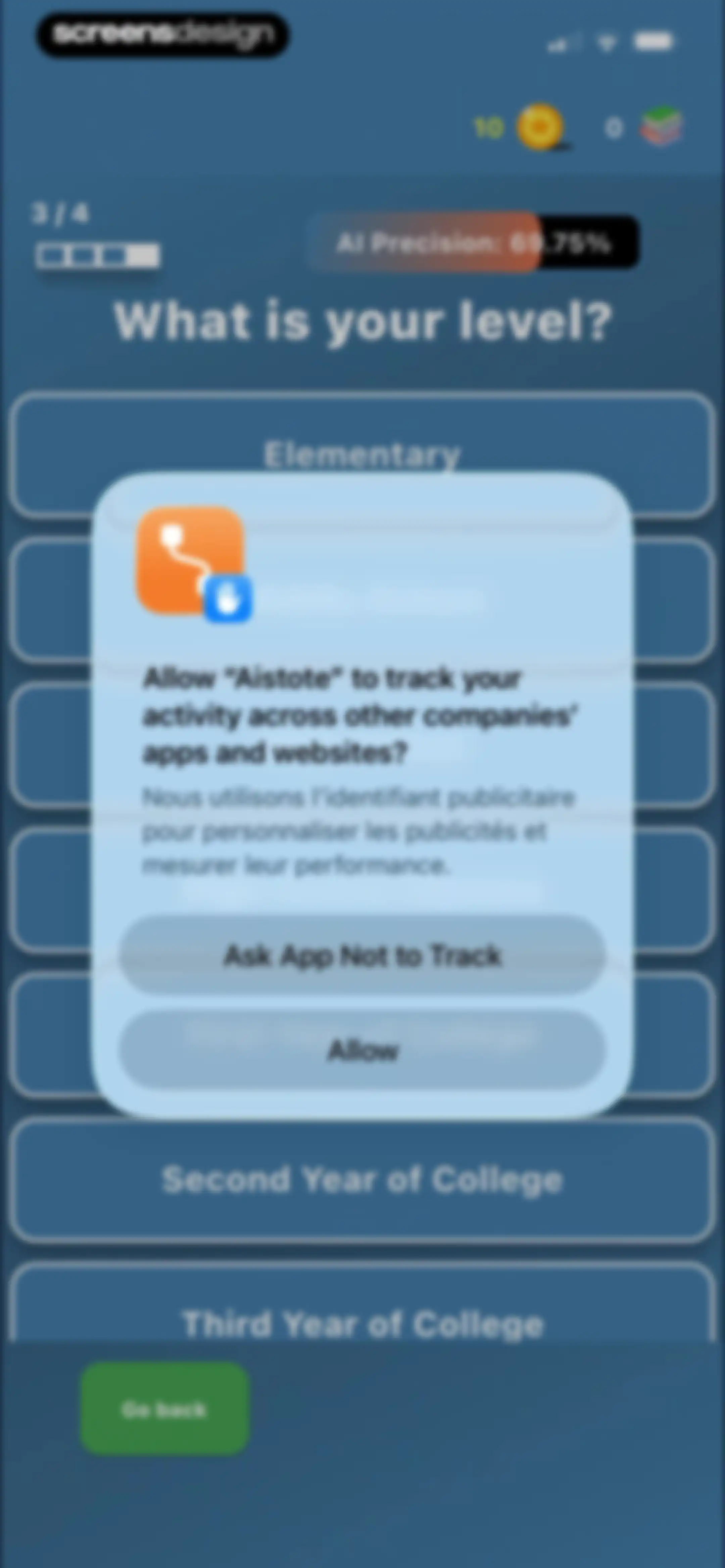 Aistote : AI QUIZ screen 7