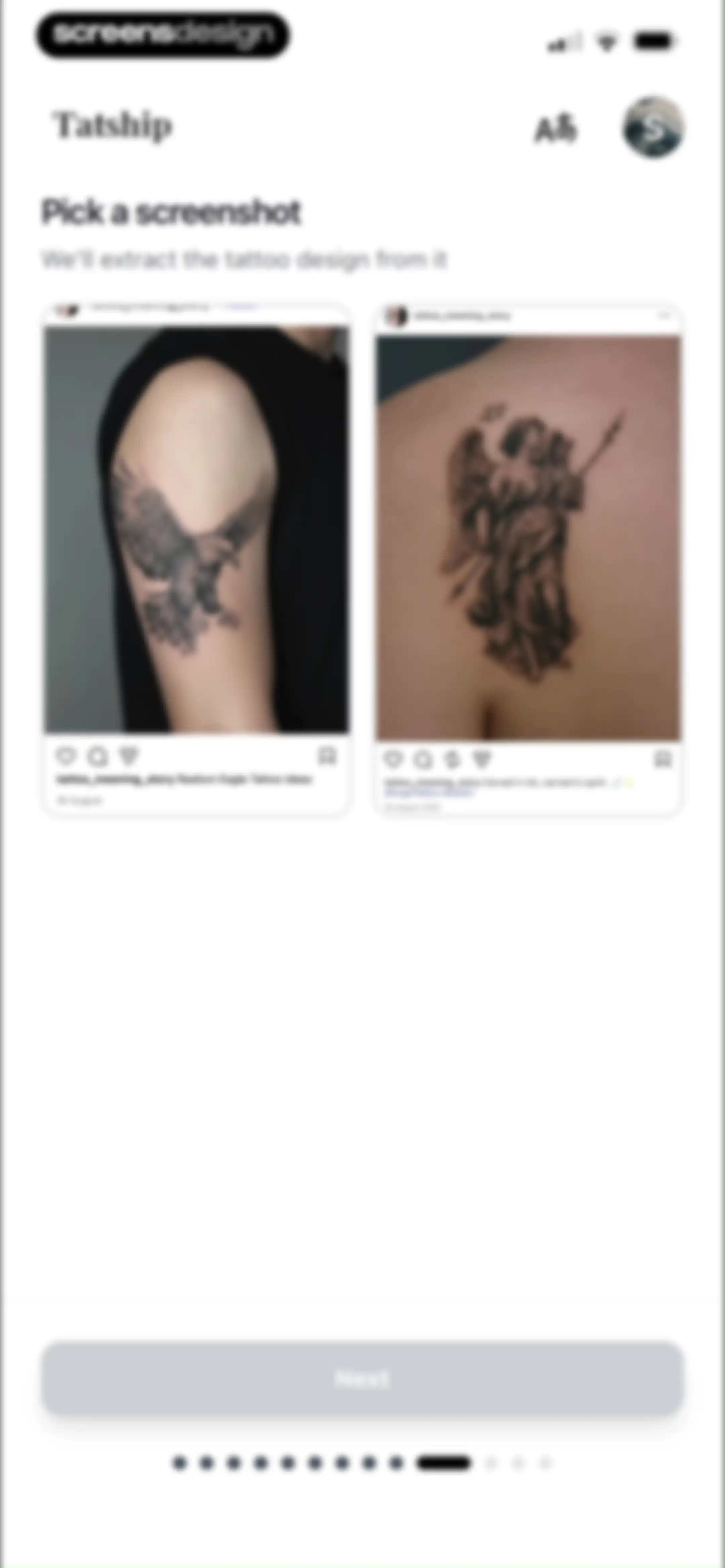 Tatship: Tattoo Design Try On screen 28
