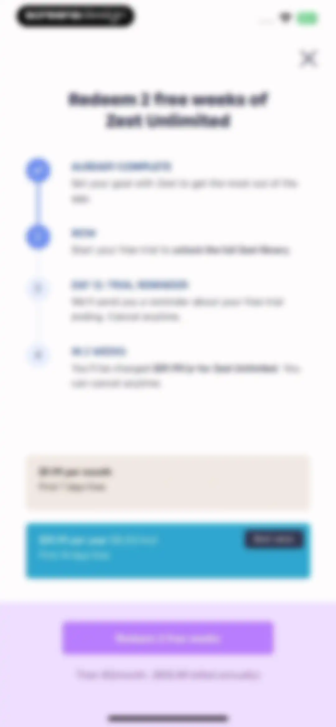 Zest: Meal Planner & Recipes screen 18