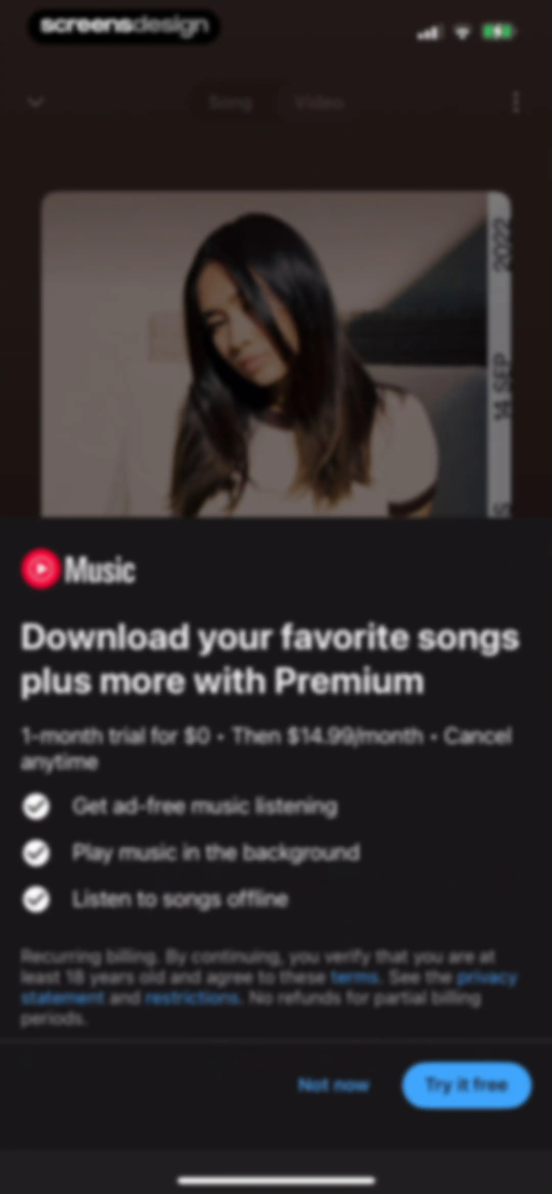 YouTube Music screen 37