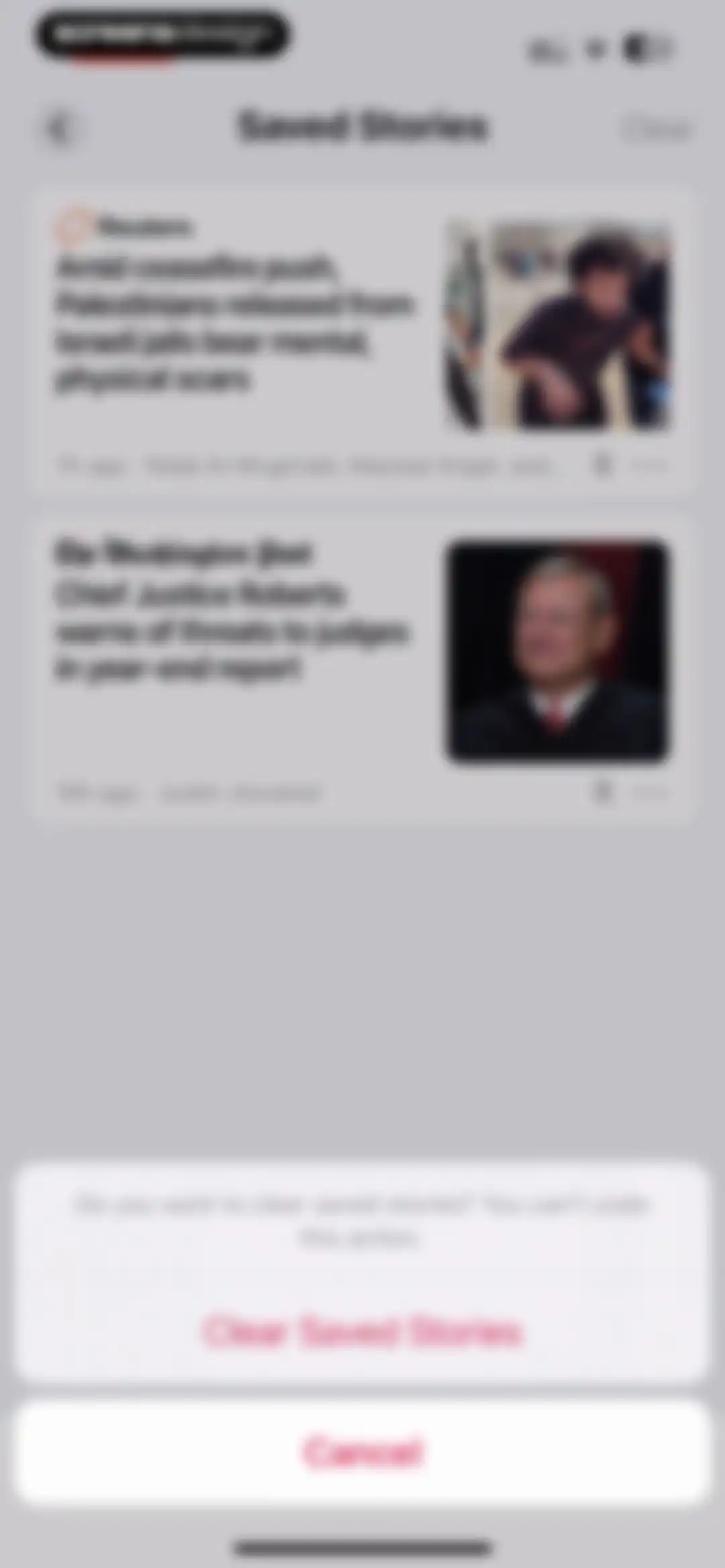 Apple News screen 135