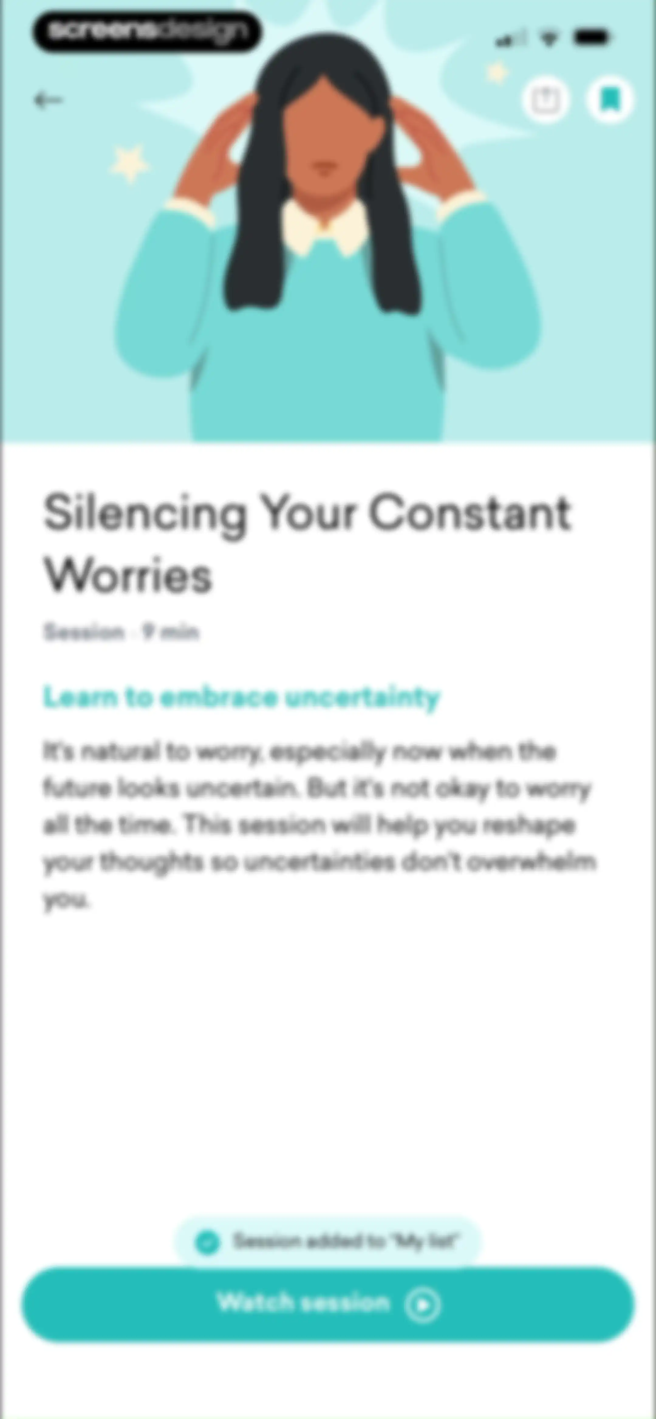 MindDay: Mental Health, Stress screen 94