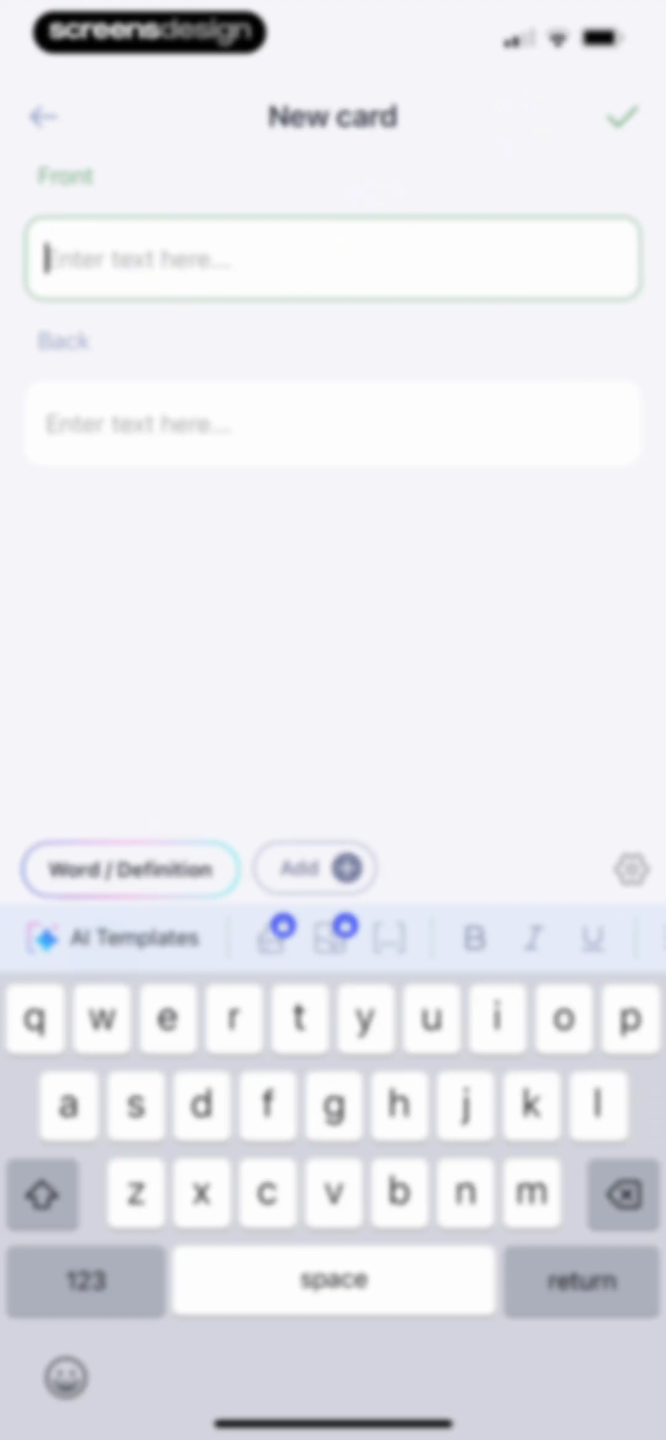 Cogni: Flashcards Learning screen 17