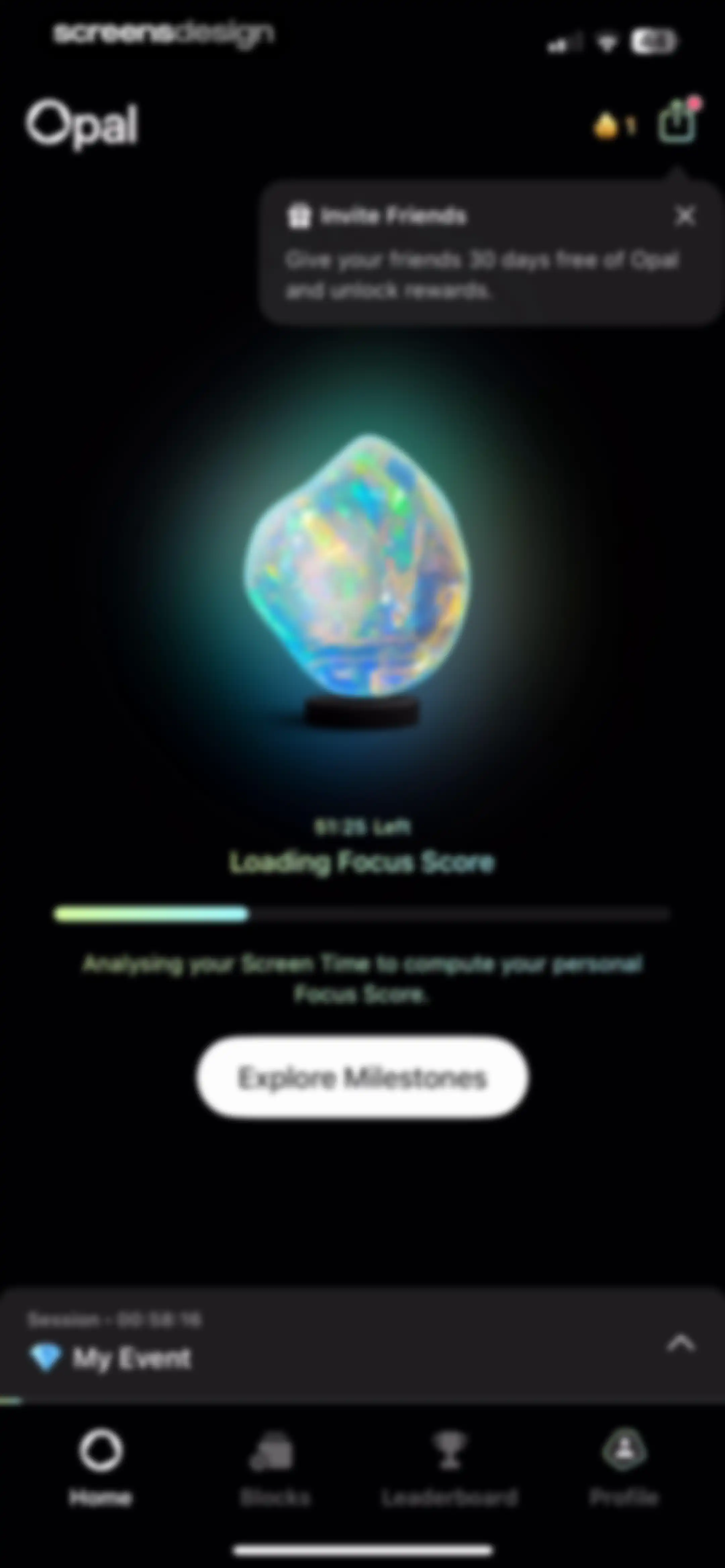 Opal: Screen Time Control screen 127