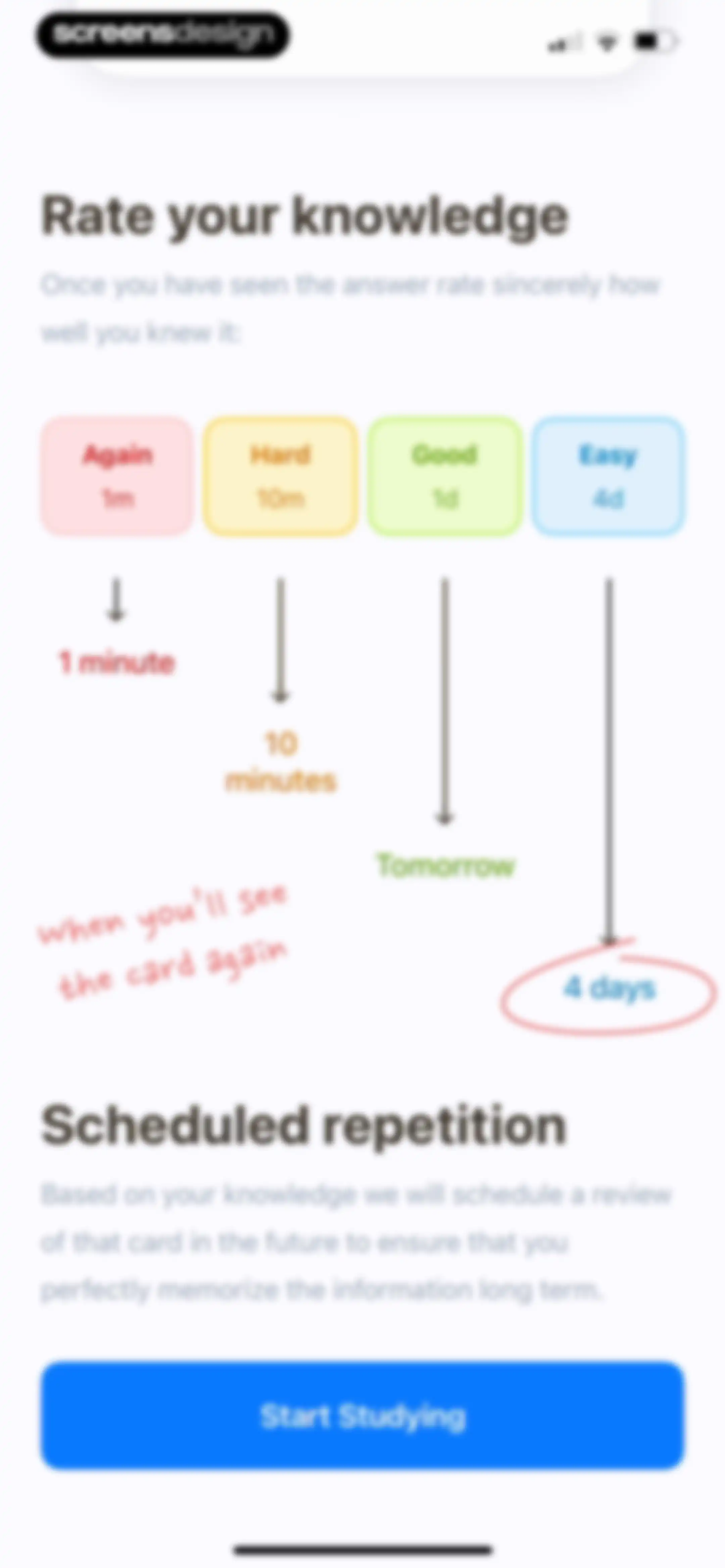 Mopiq: AI Flashcards Learning screen 54