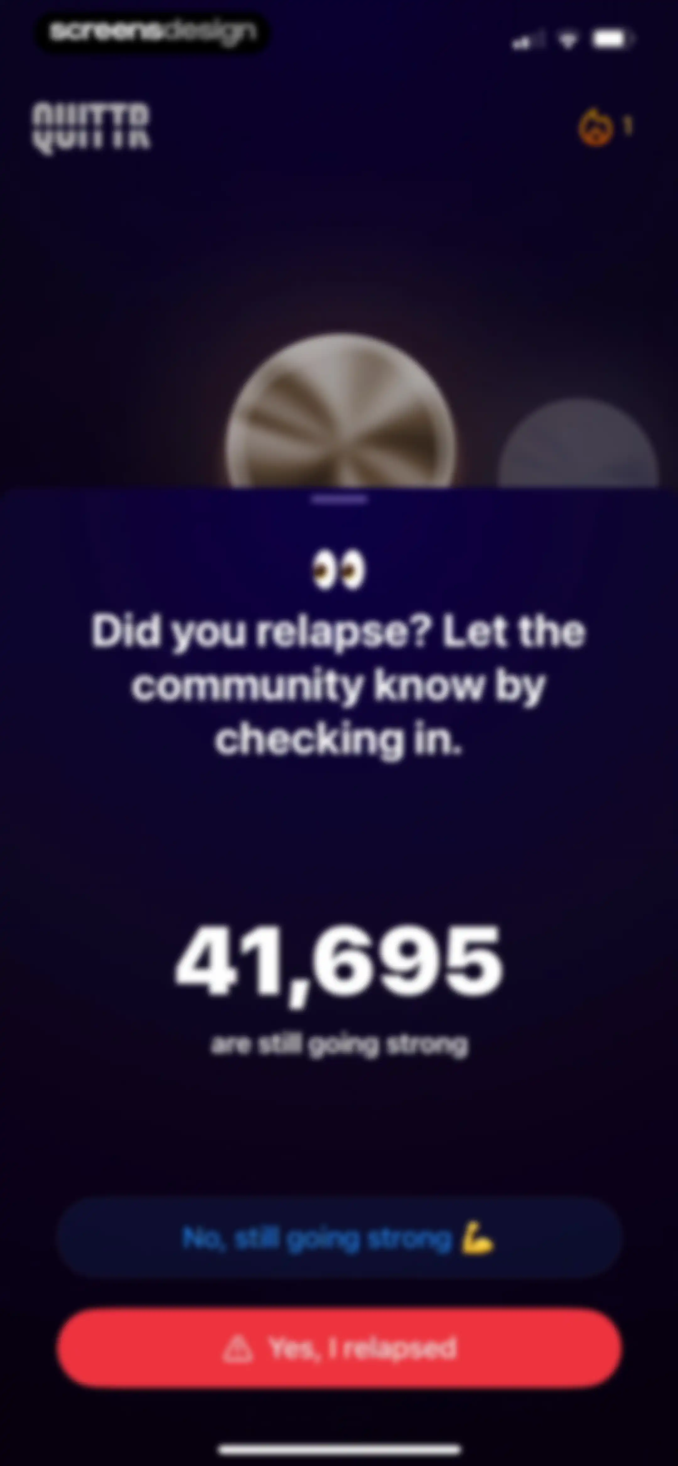 QUITTR - Break Free Now screen 89