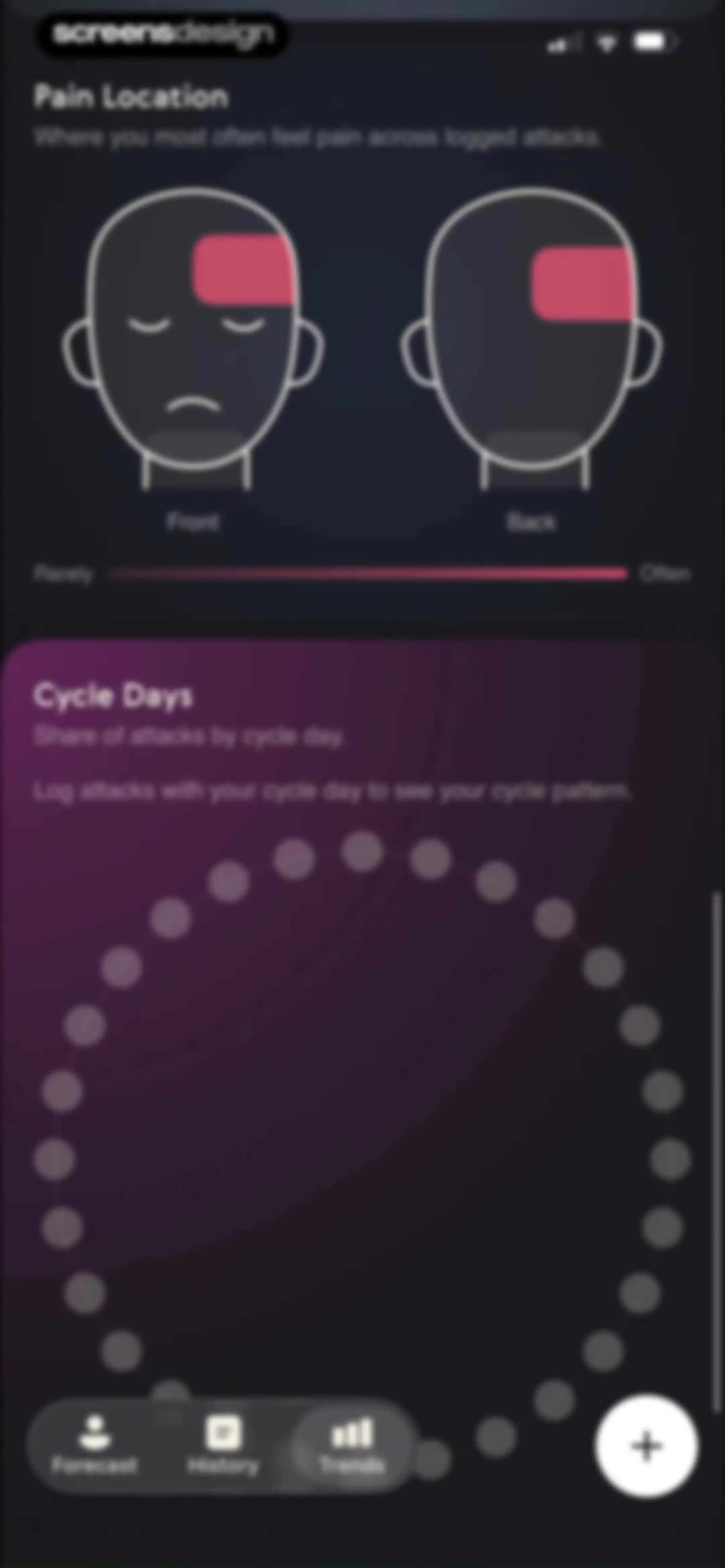 Relief - Migraine Tracker screen 77