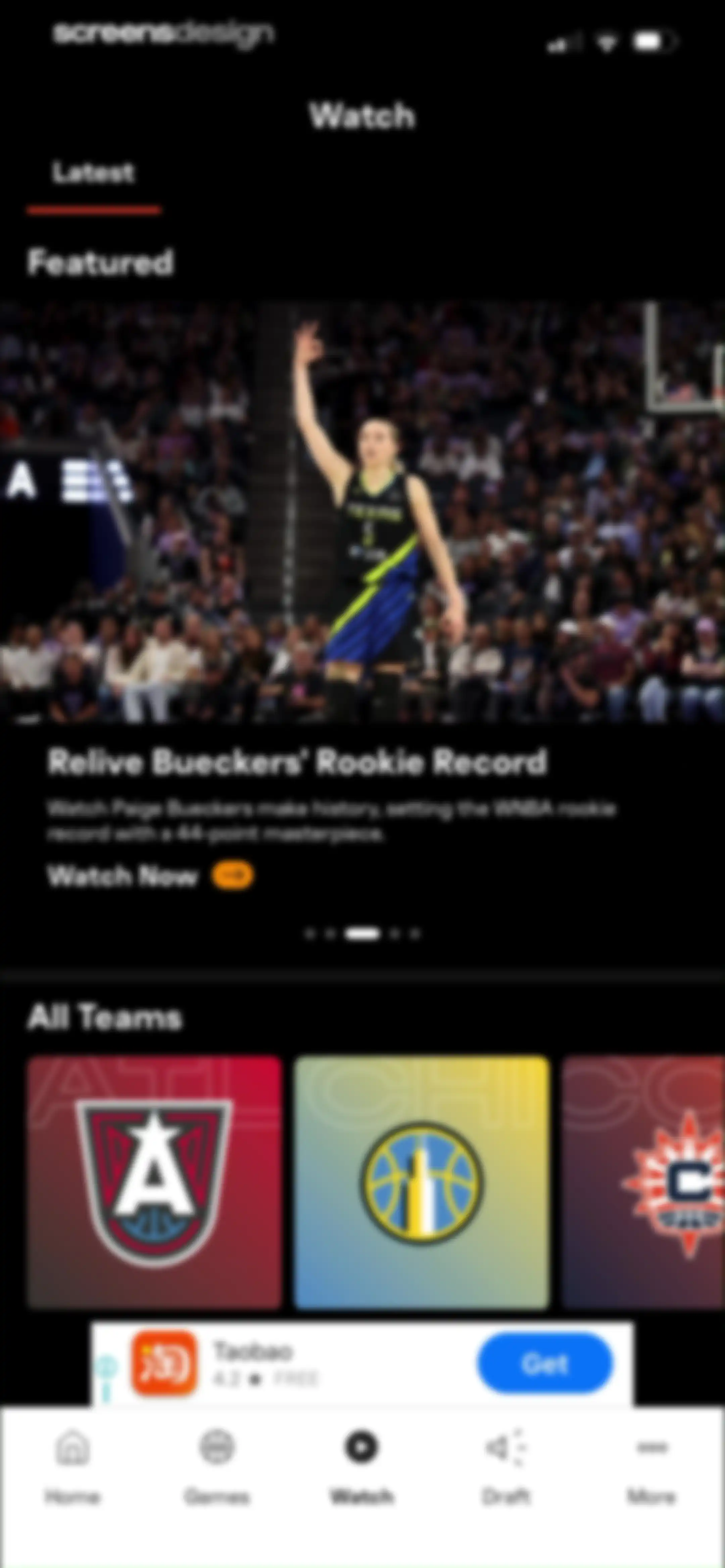 WNBA: Live Games & Scores screen 70