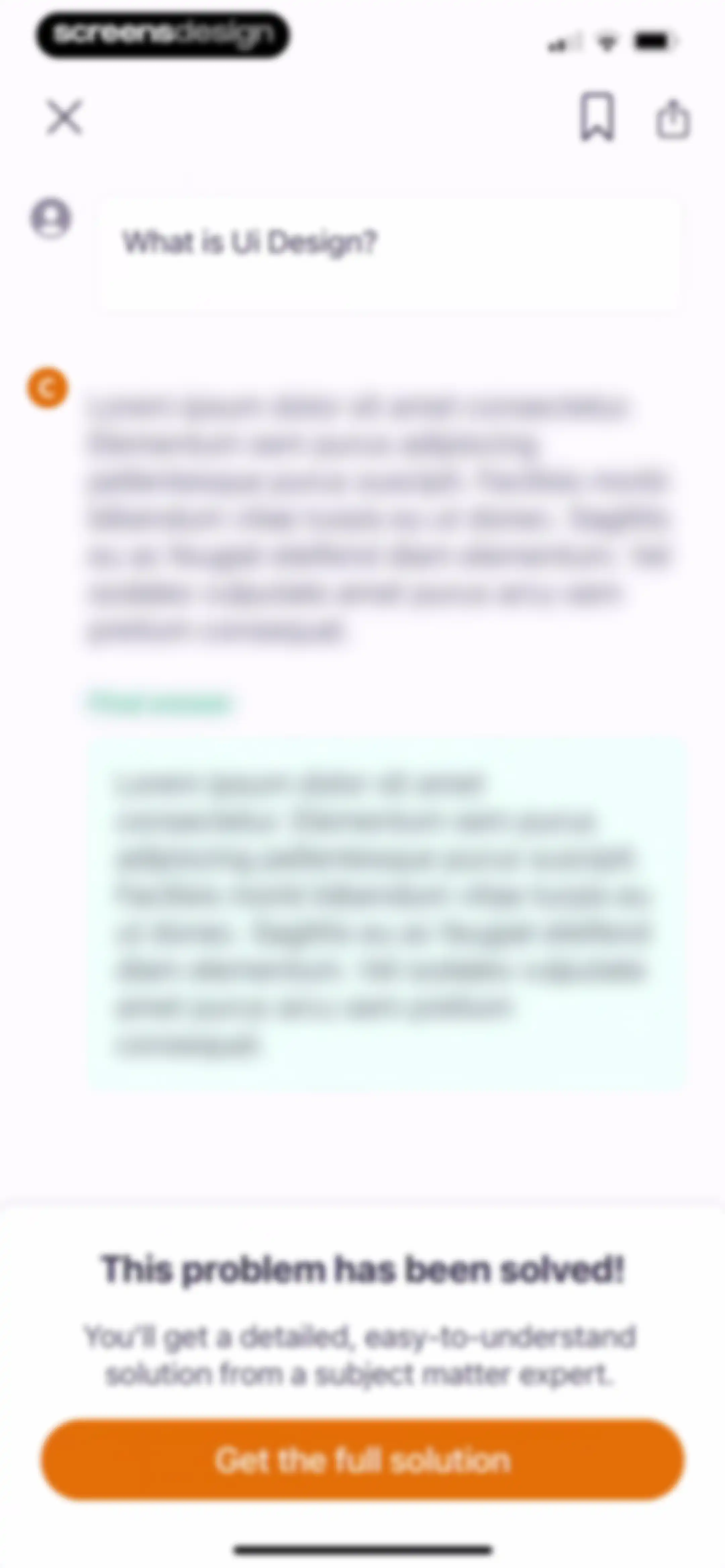 Chegg Study - Homework Help screen 29