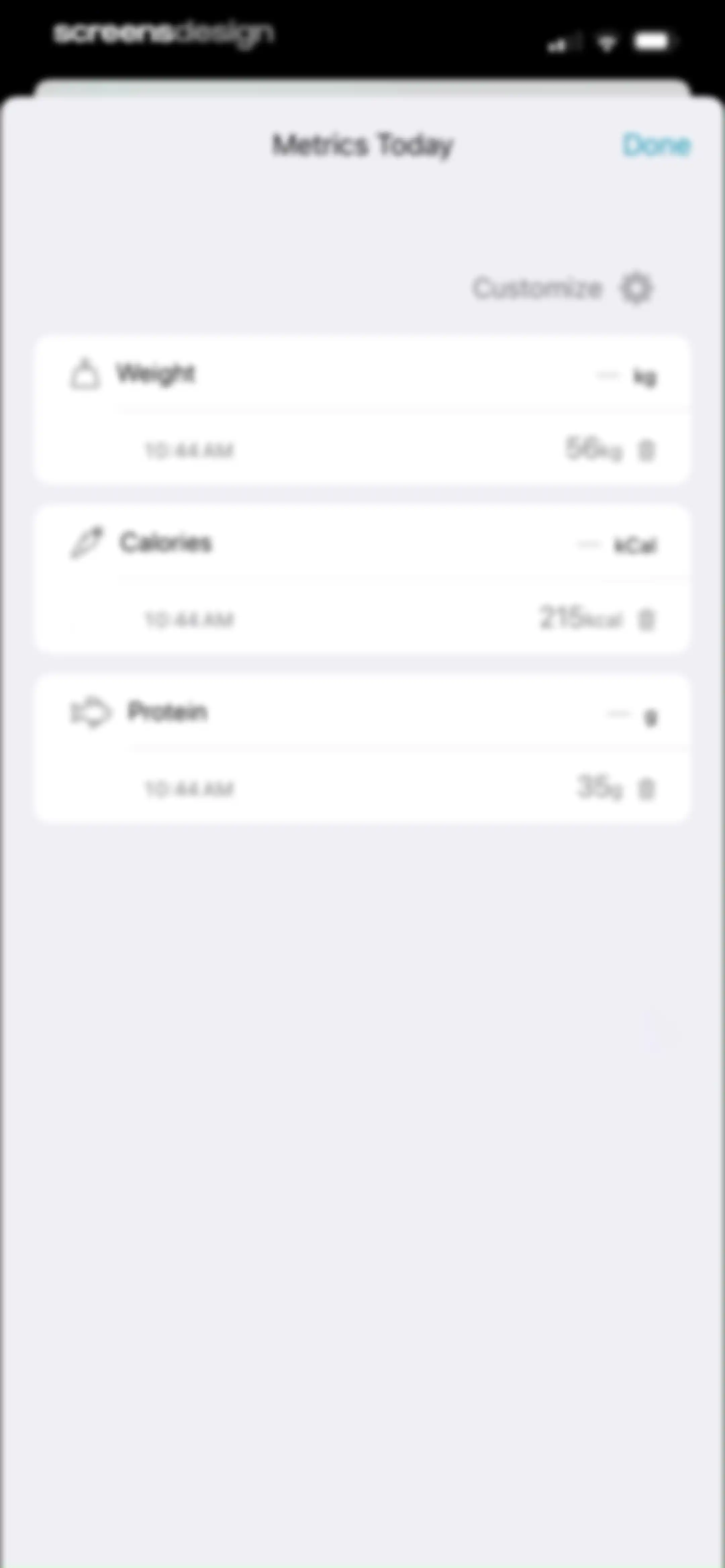 Shotsy GLP-1 Tracker screen 59