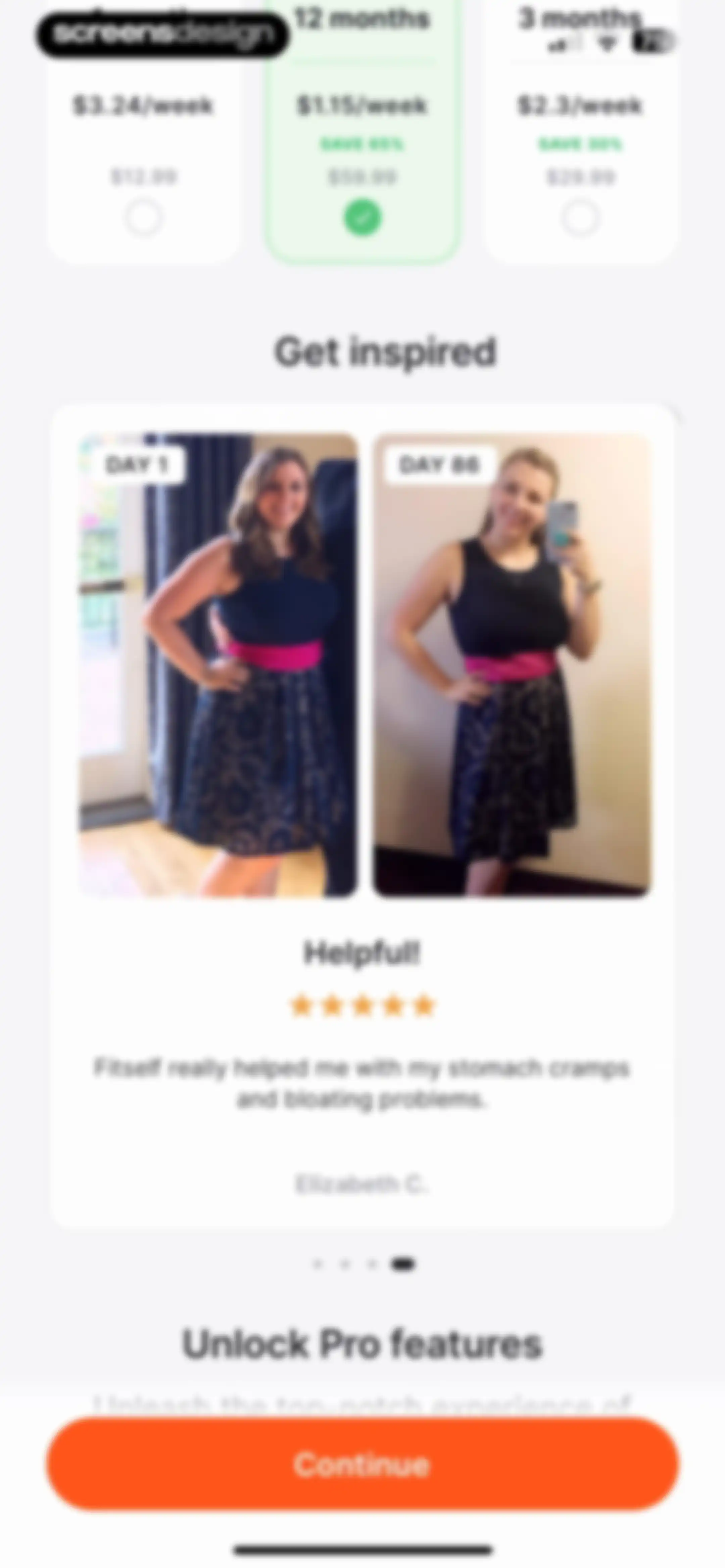 Fitself: Fitness and Fasting screen 45