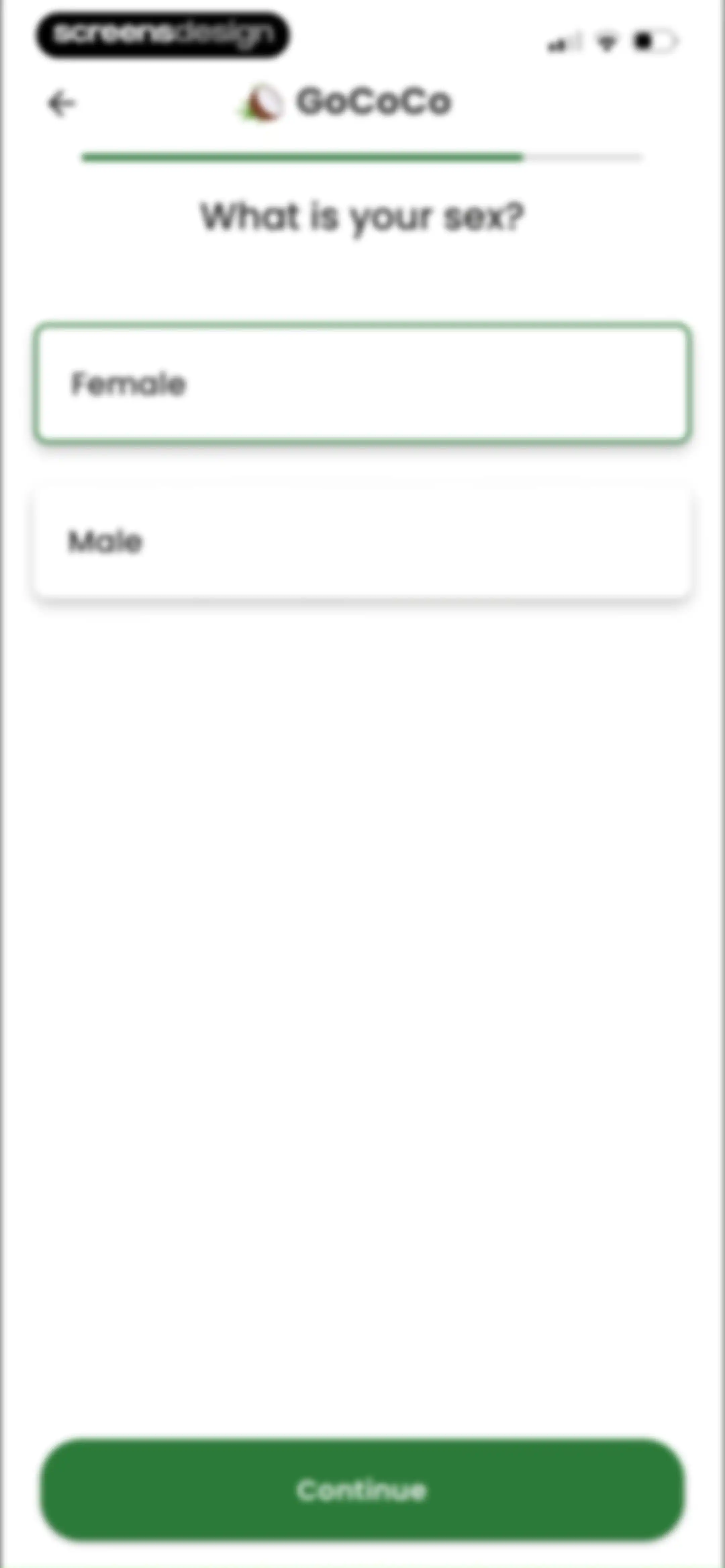 Diabetes food tracker - Gococo screen 34