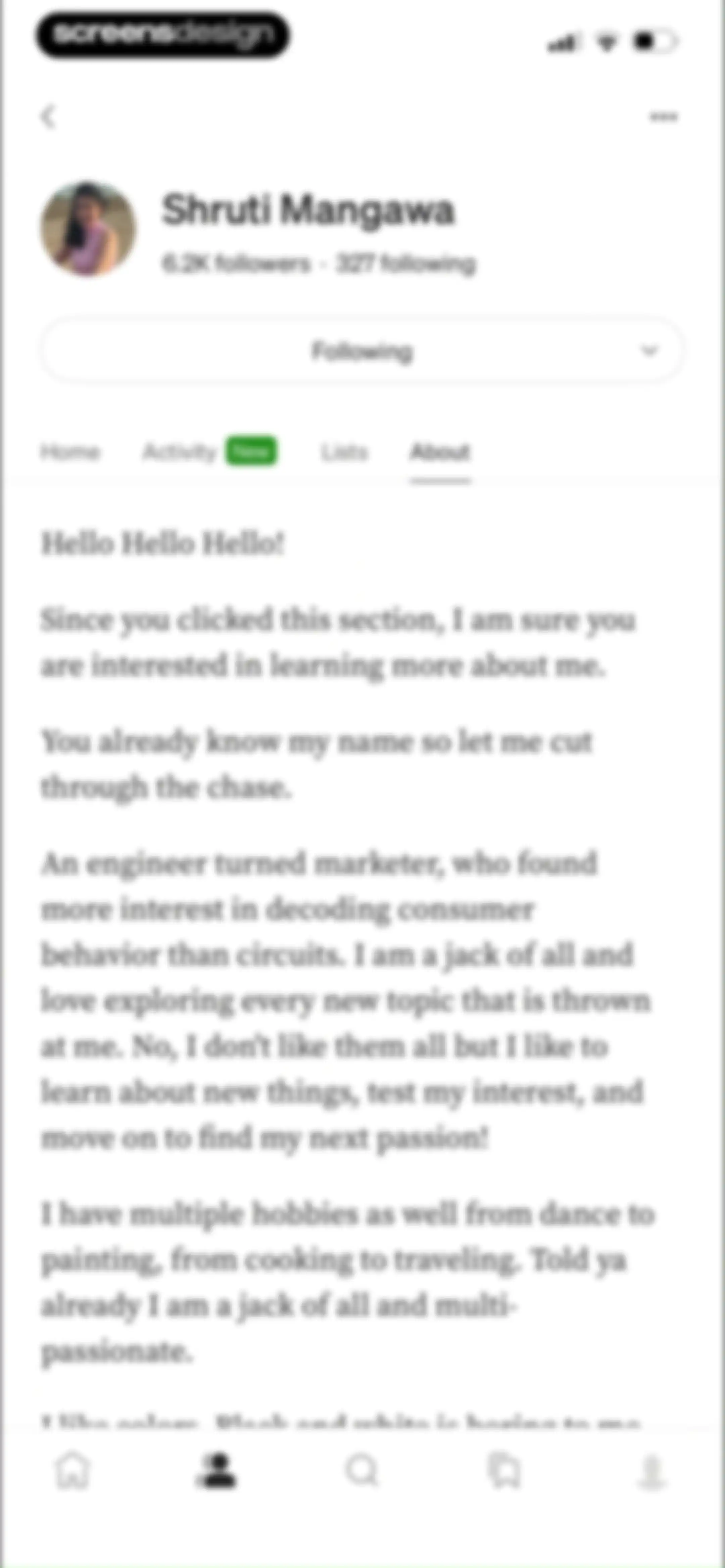 Medium: Read & Write Stories screen 70
