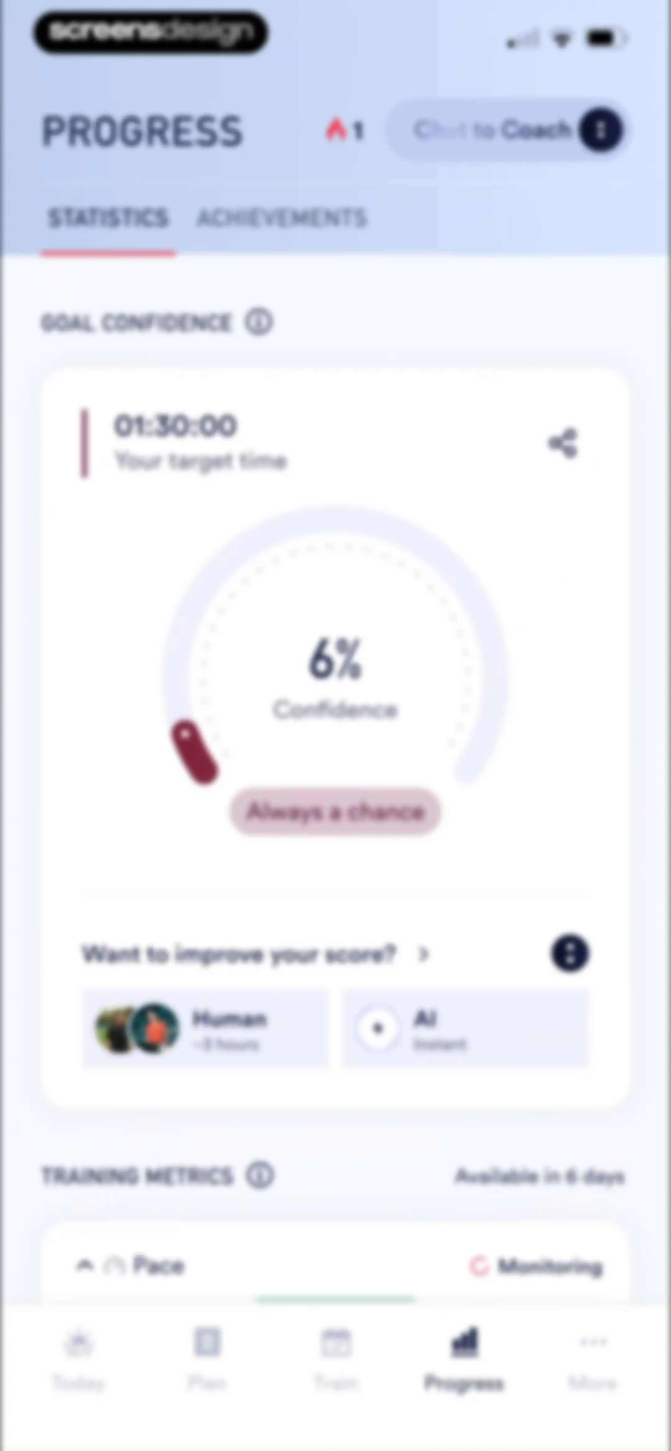 Coopah: The Run Coaching App screen 128