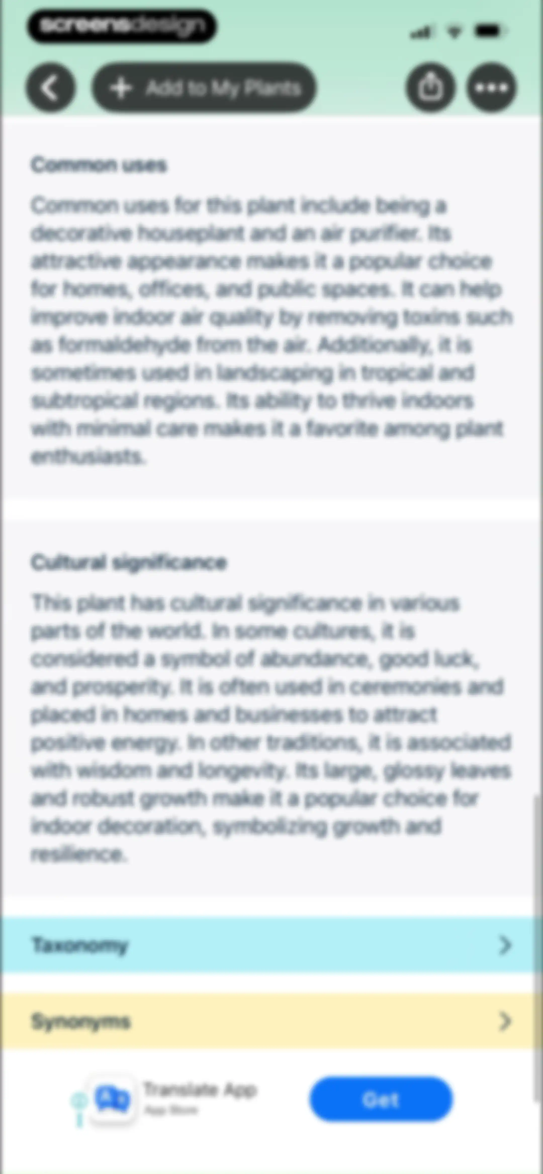 Free Plant Identifier screen 23