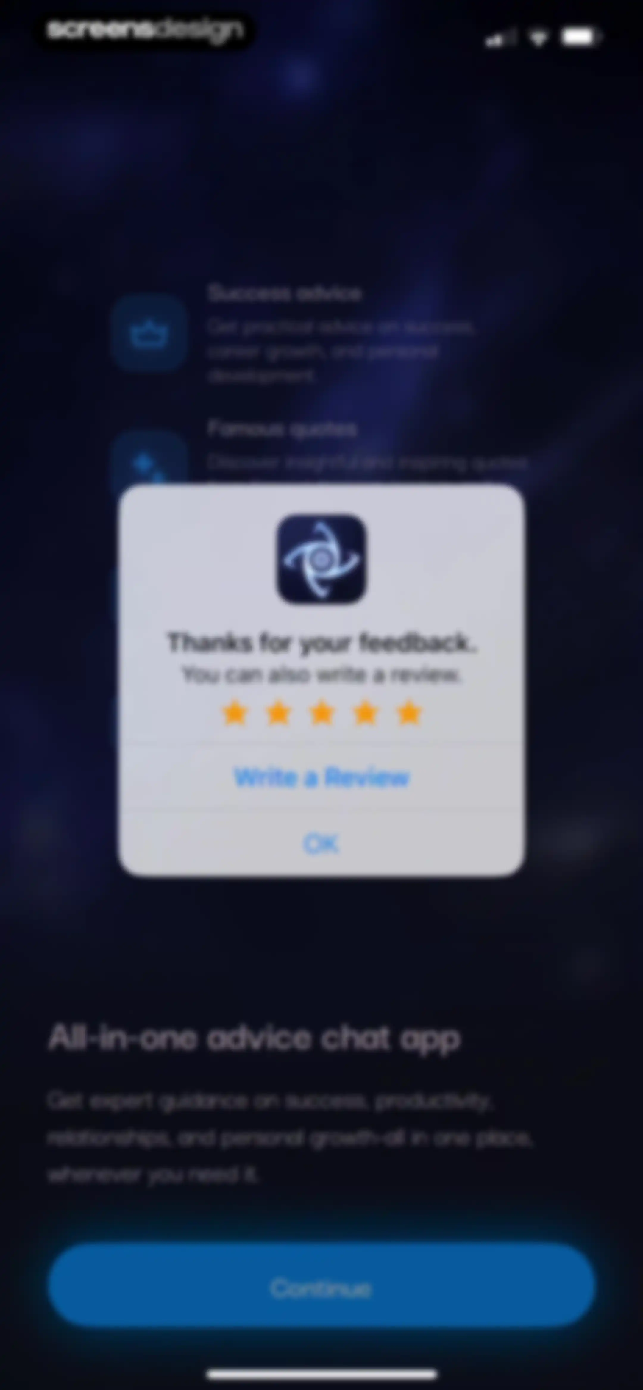 Vision AI - Advice Chat screen 5