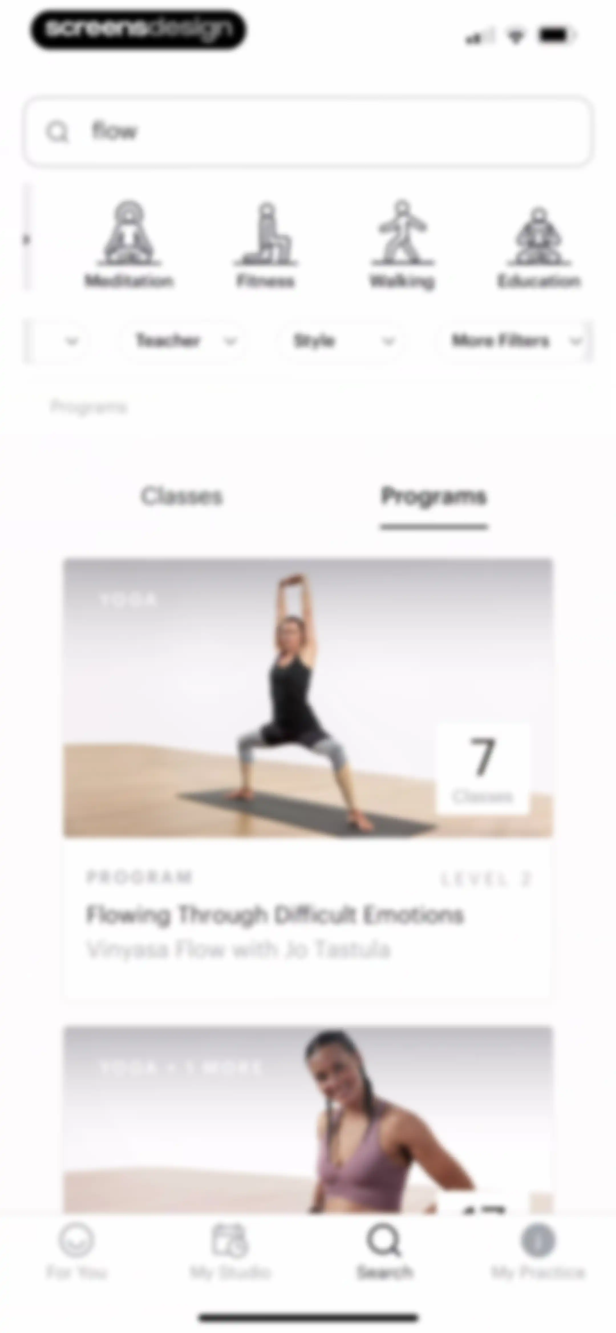 Glo | Yoga and Meditation App screen 87