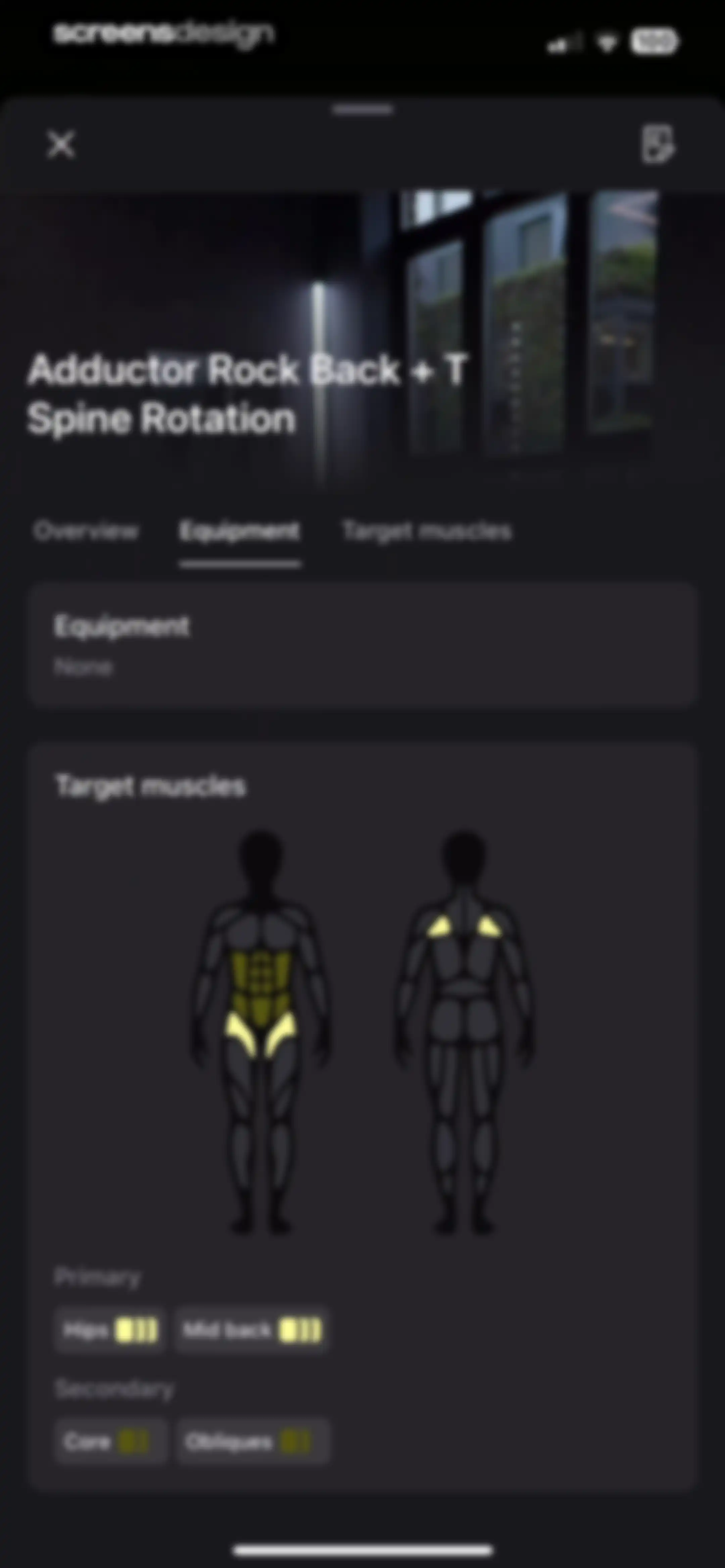 Peloton Strength+ screen 60