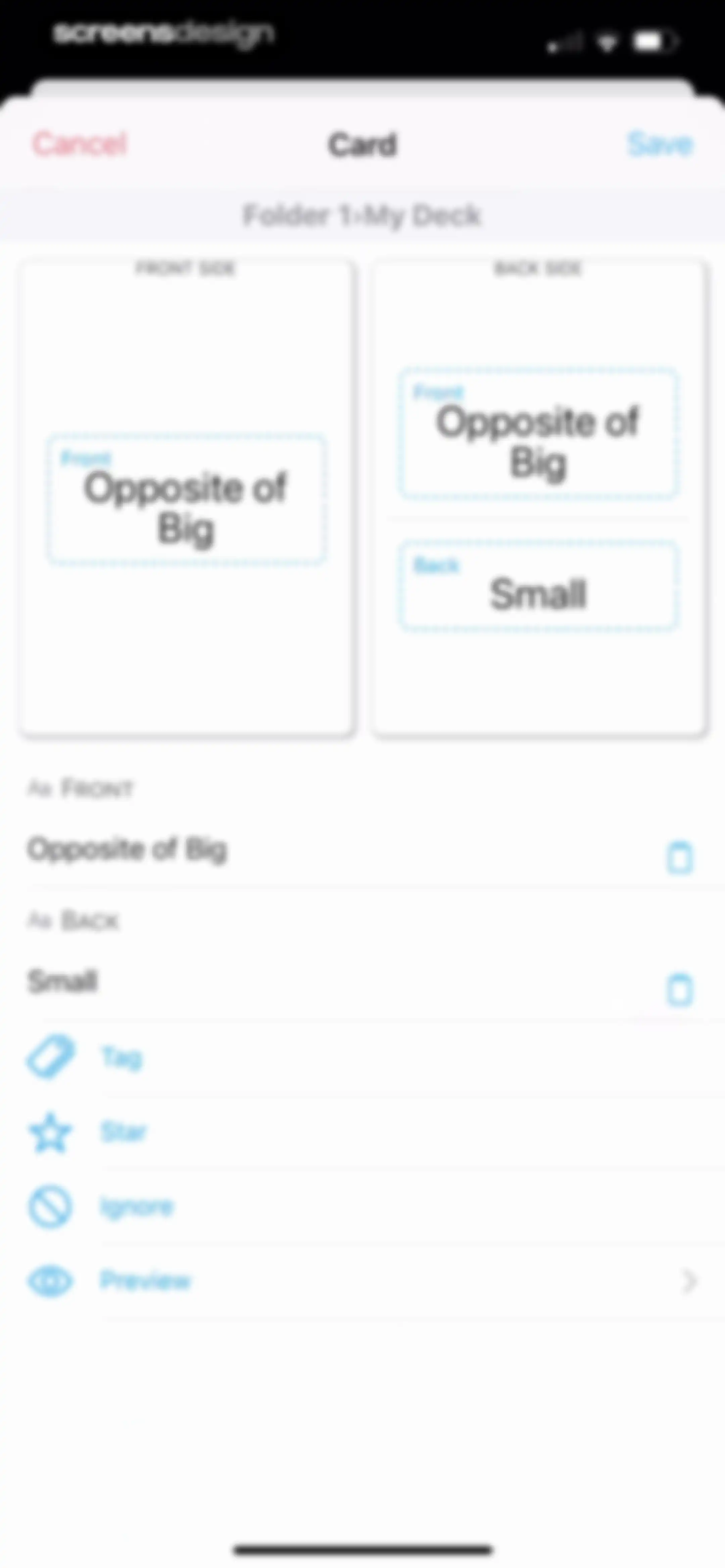 AlgoApp - Flashcards screen 25