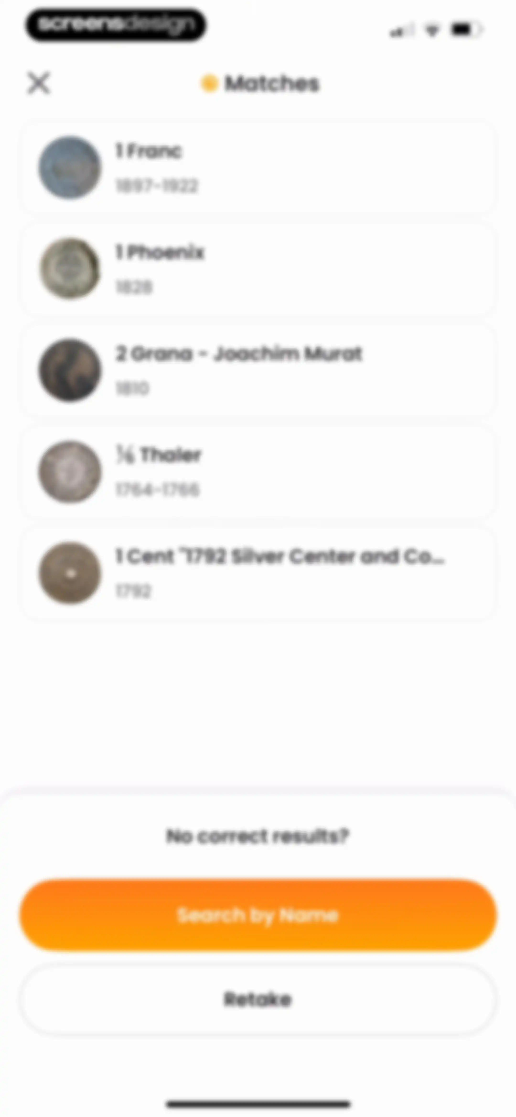 Coin ID Scanner: Value Checker screen 84