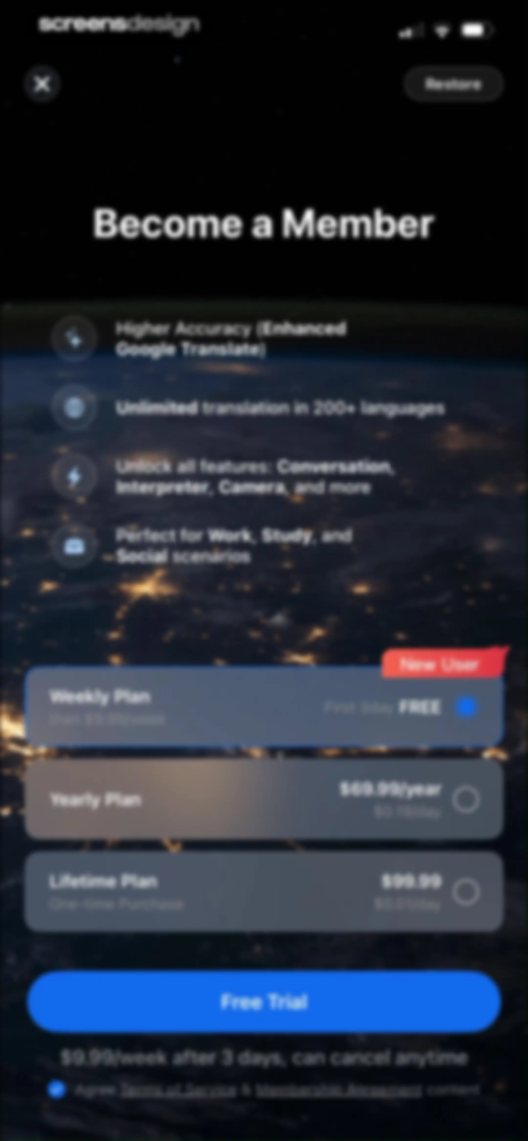 aiTranslate-Voice Translator screen 3