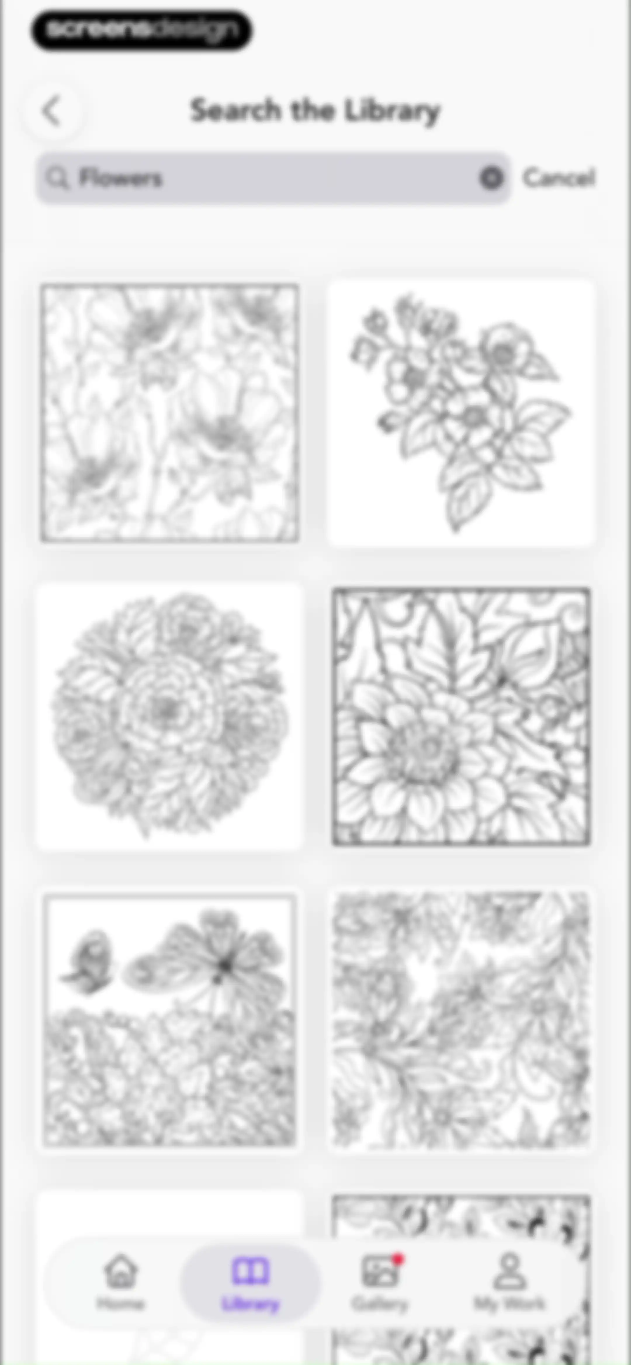 Adult Coloring Book - Pigment screen 92