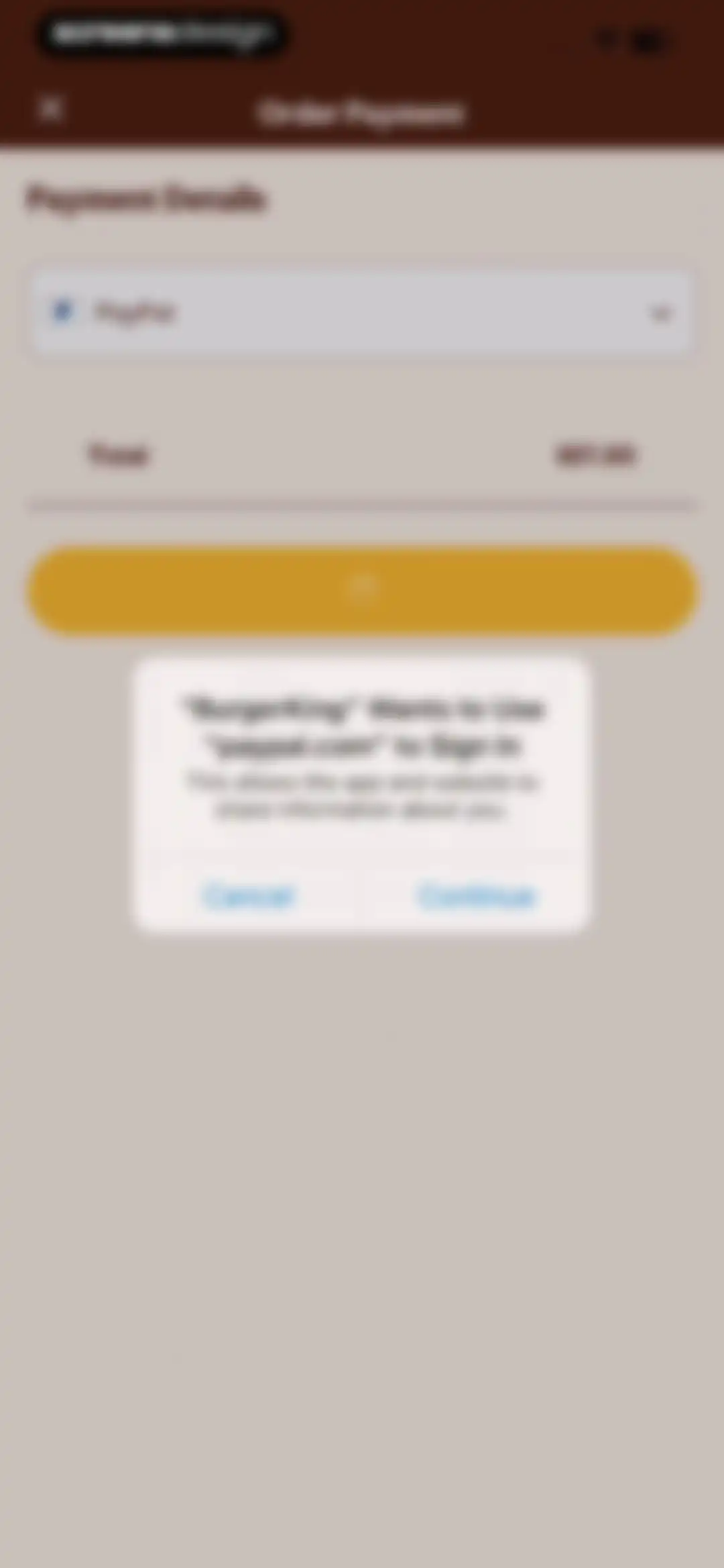 BURGER KING® App screen 53