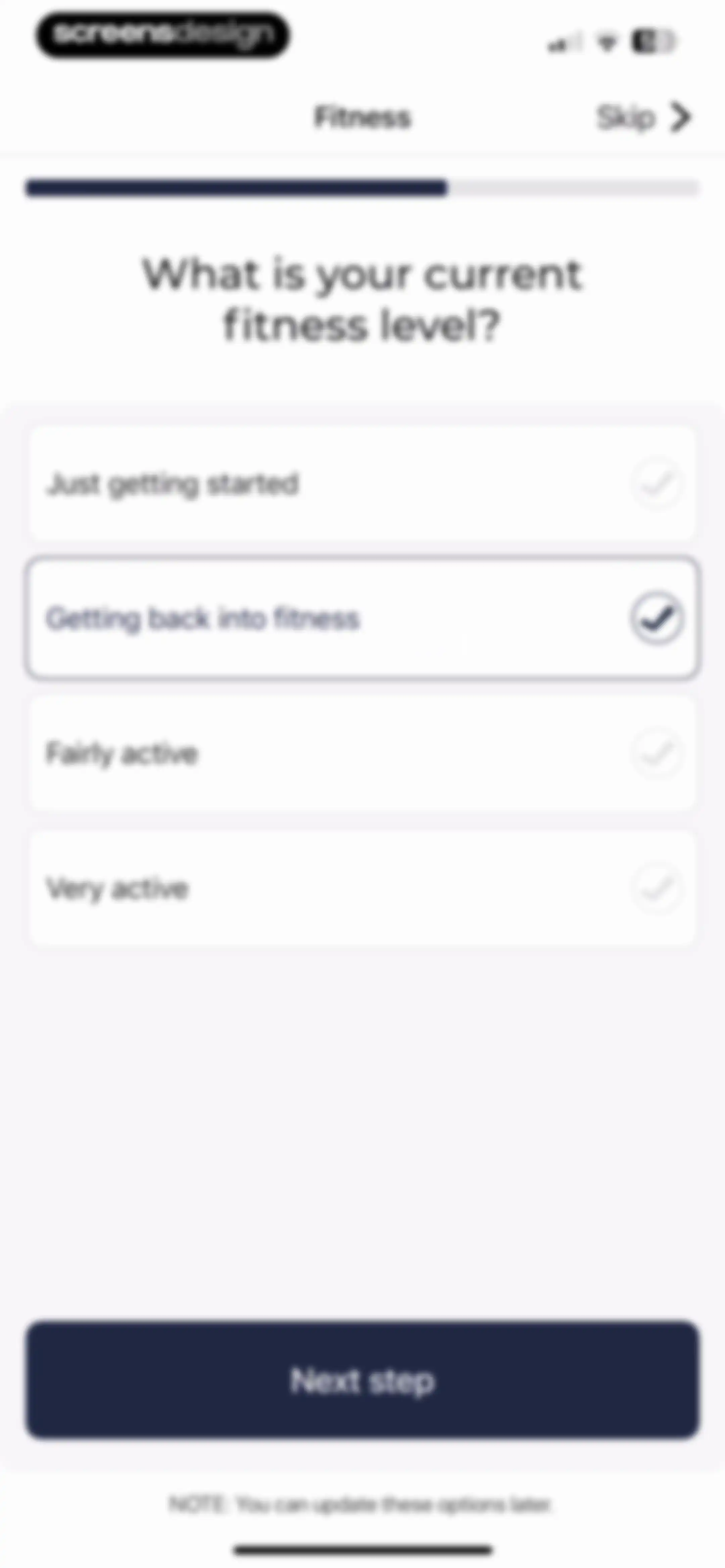 Results Wellness Lifestyle screen 28