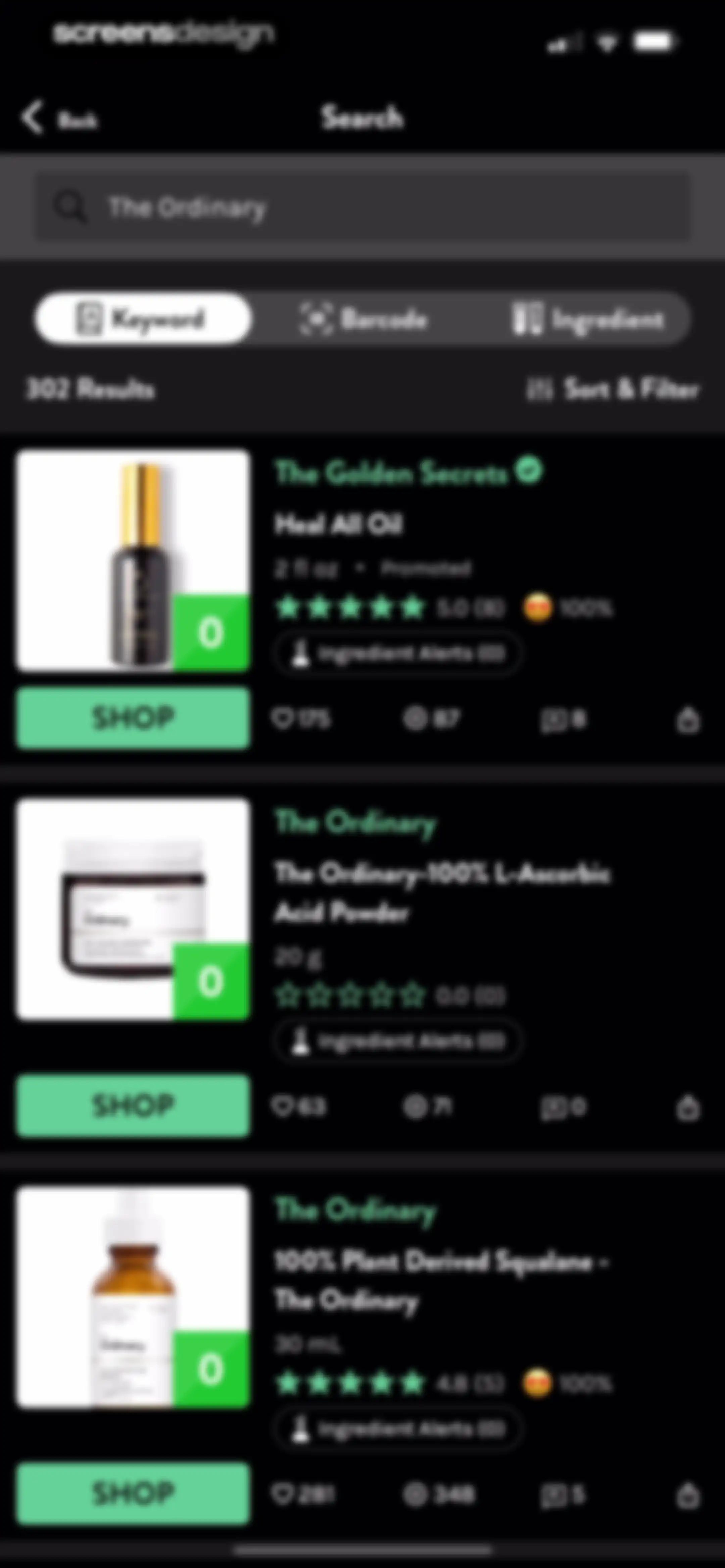 Think Dirty – Shop Clean screen 51